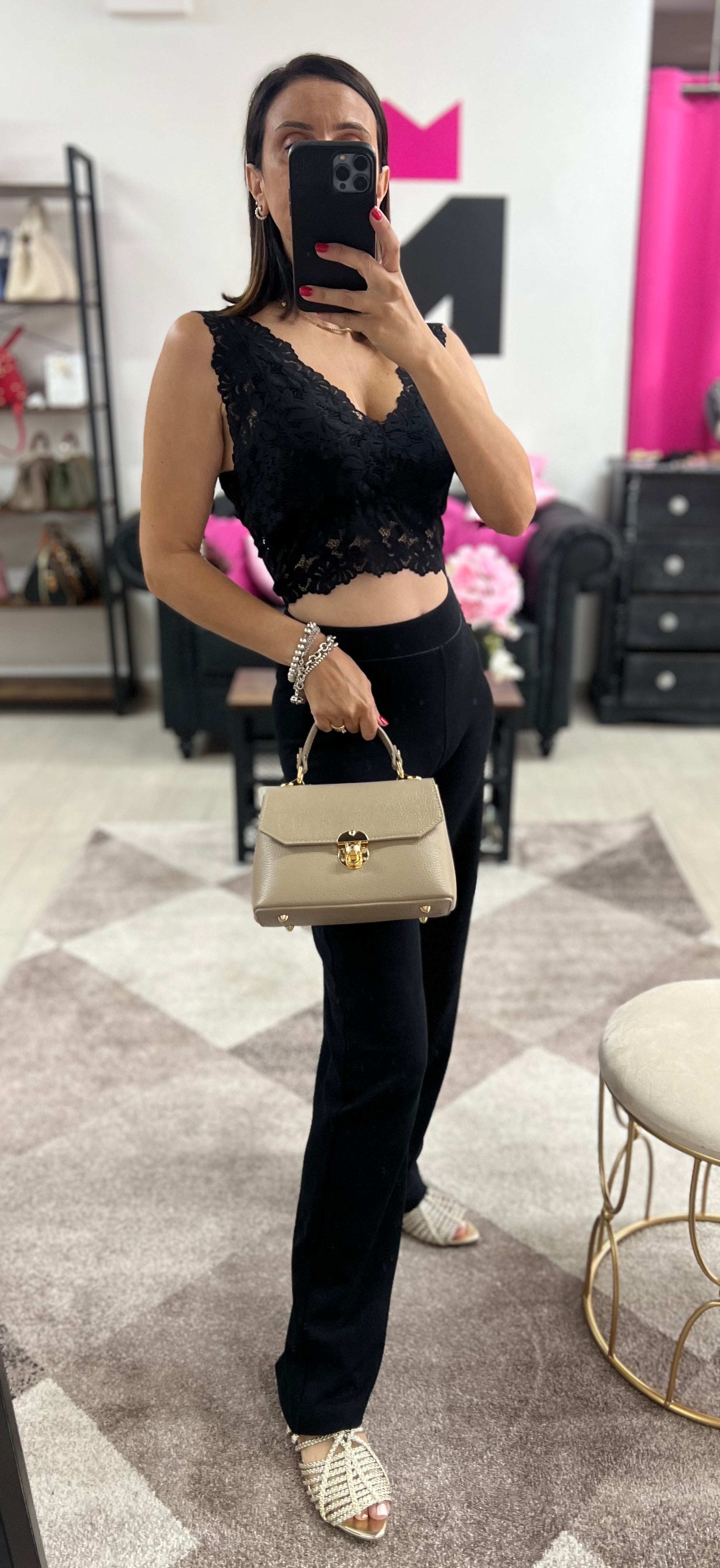 Clarissa dove gray mini