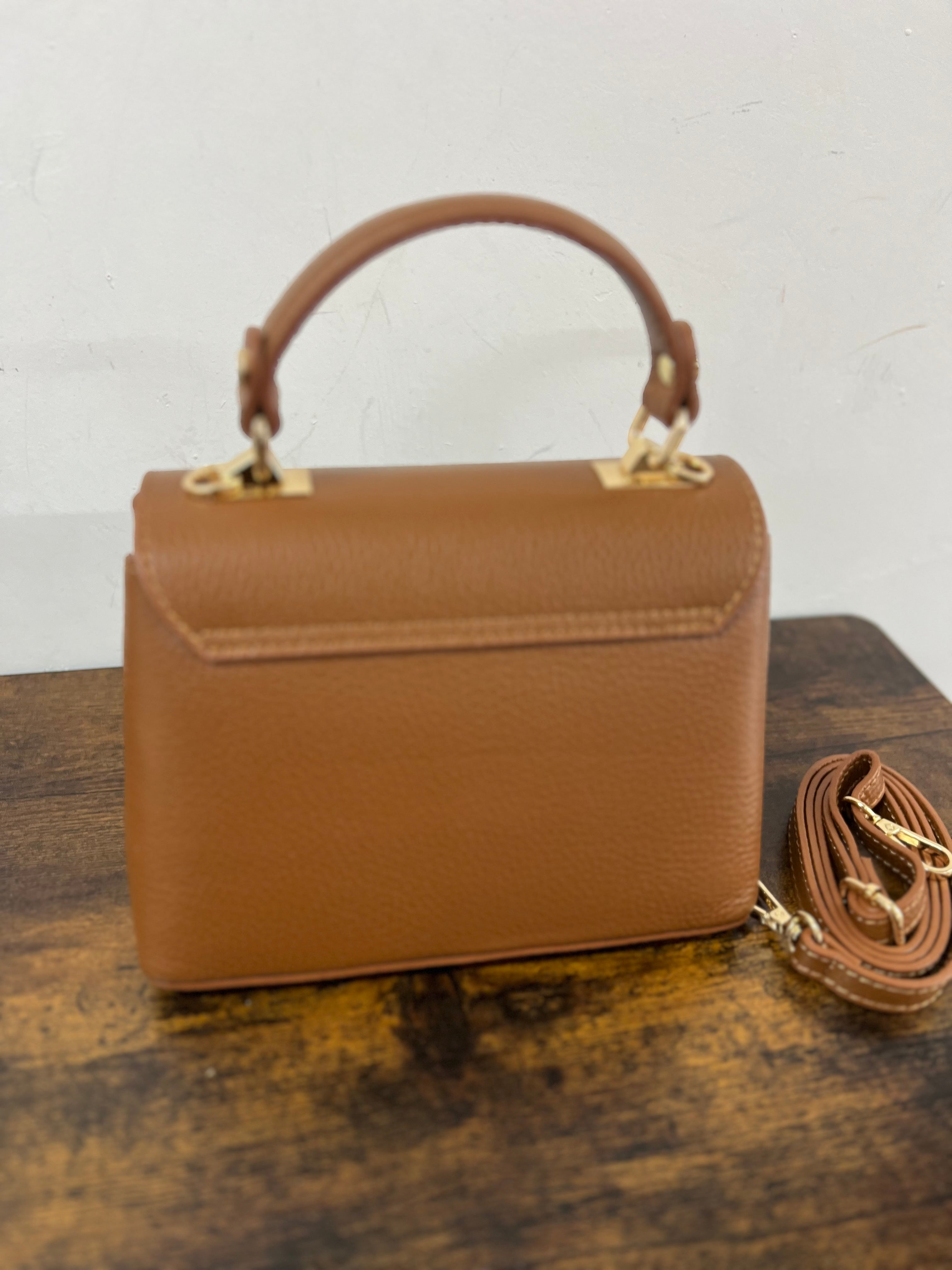 Clarissa mini cuoio scuro
