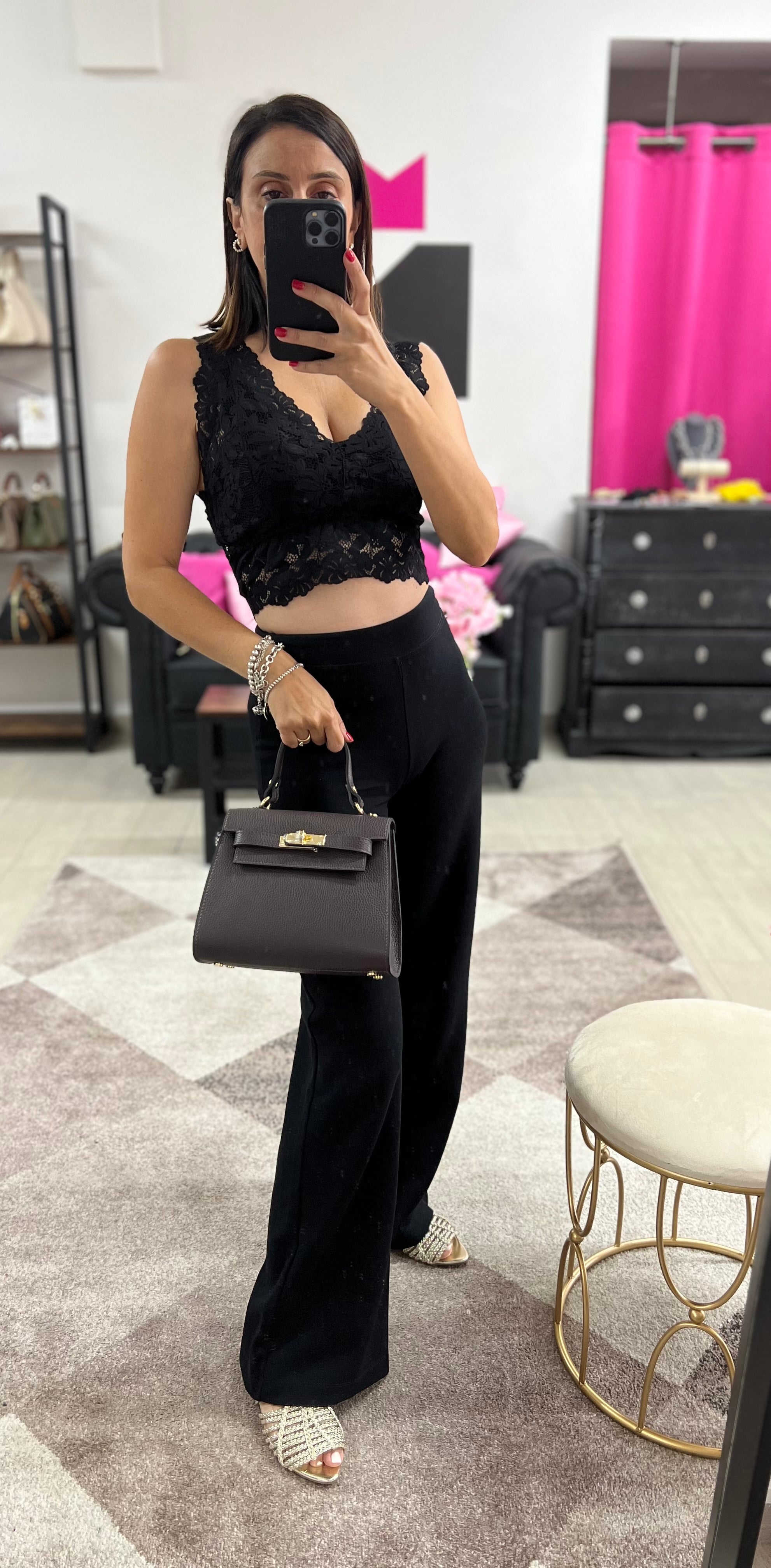 Kellie mini dark brown