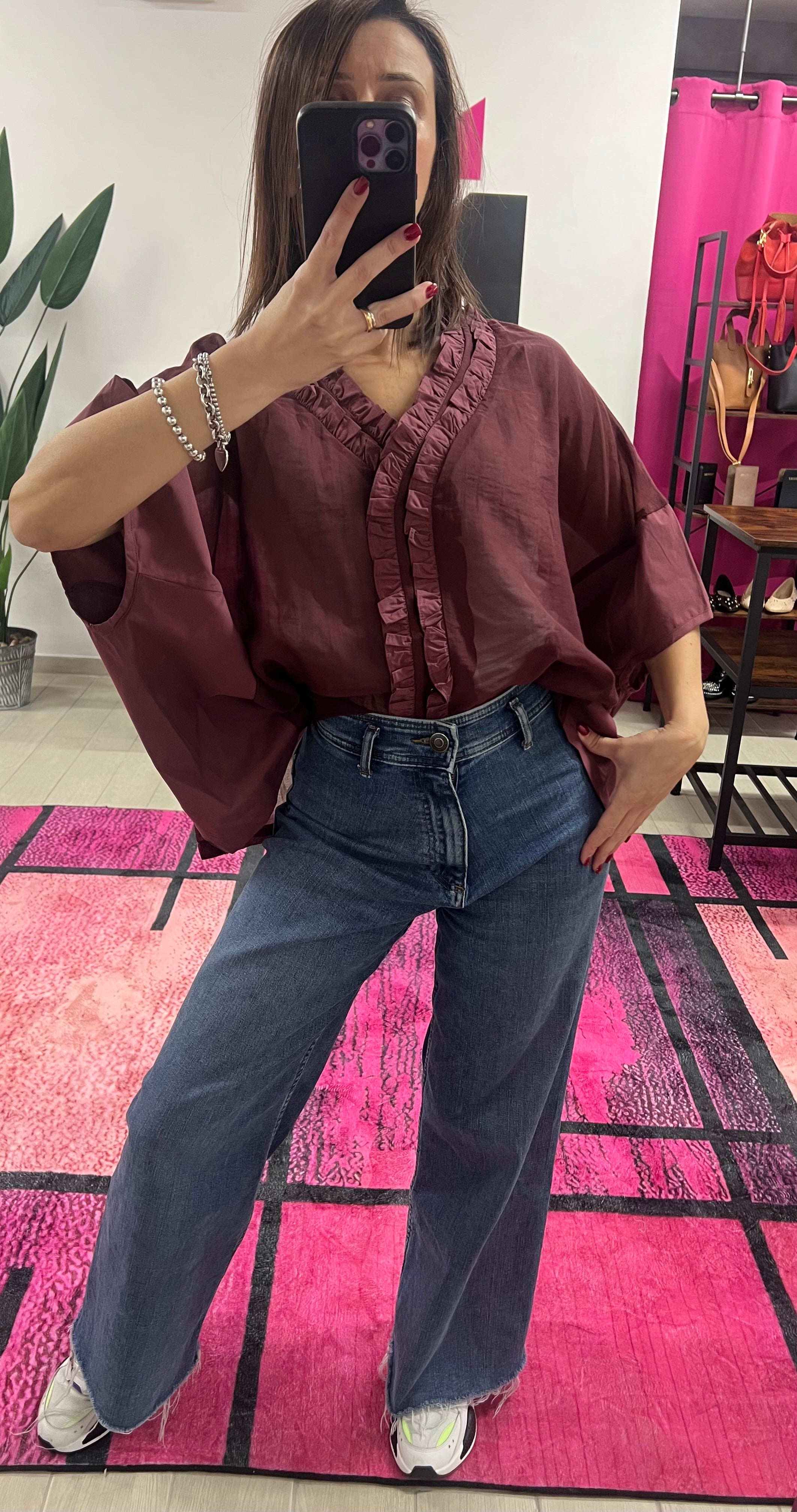 Kimono burgundy