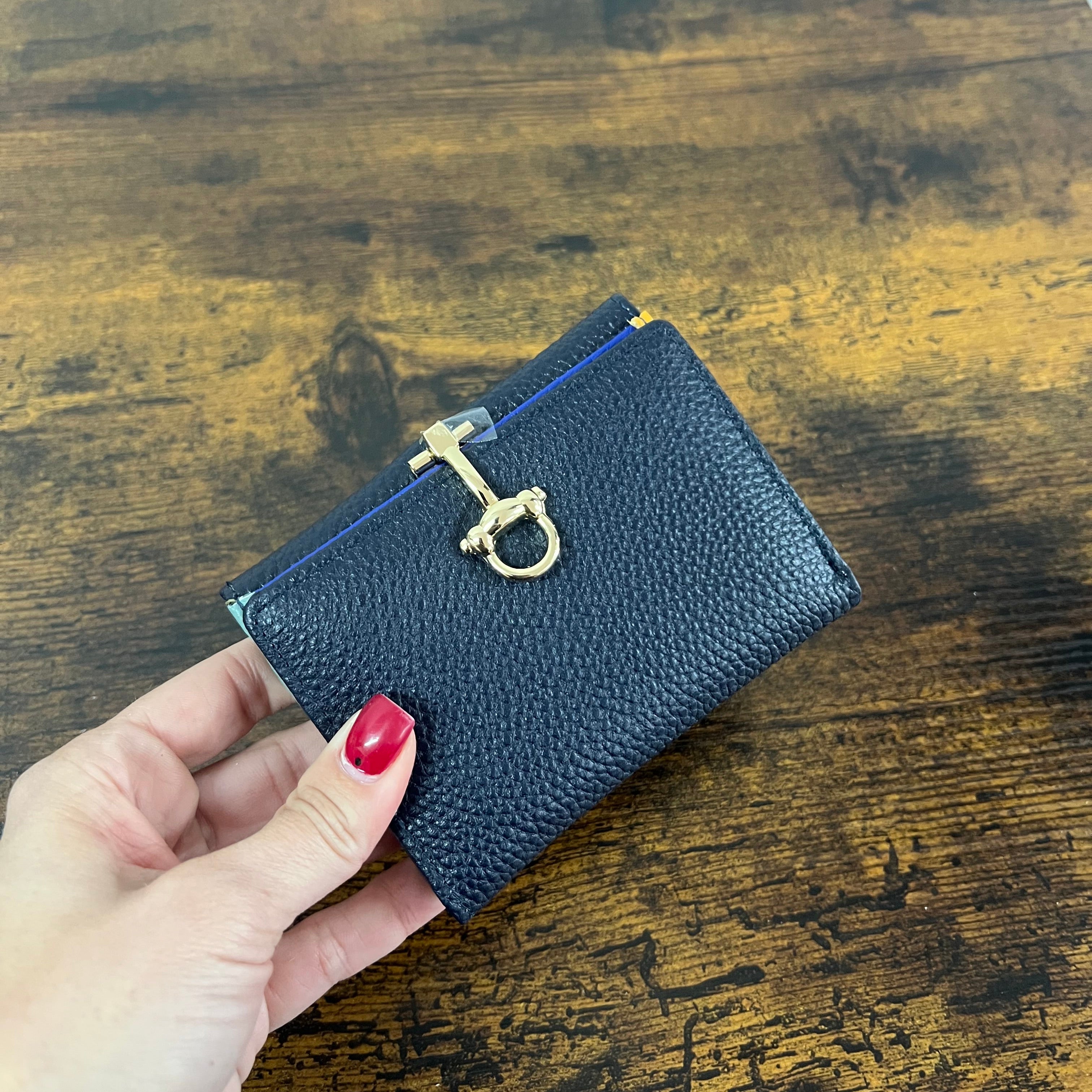 Navy blue feel pocket