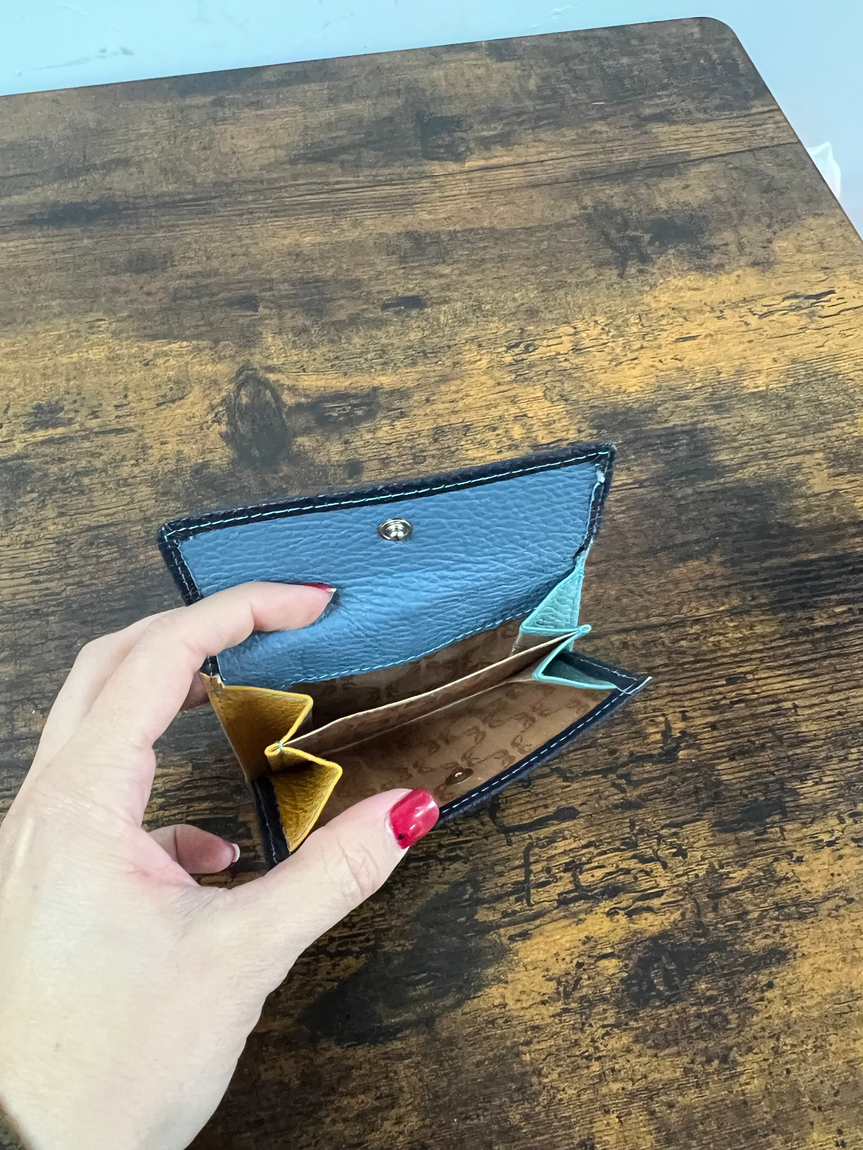 Navy blue feel pocket