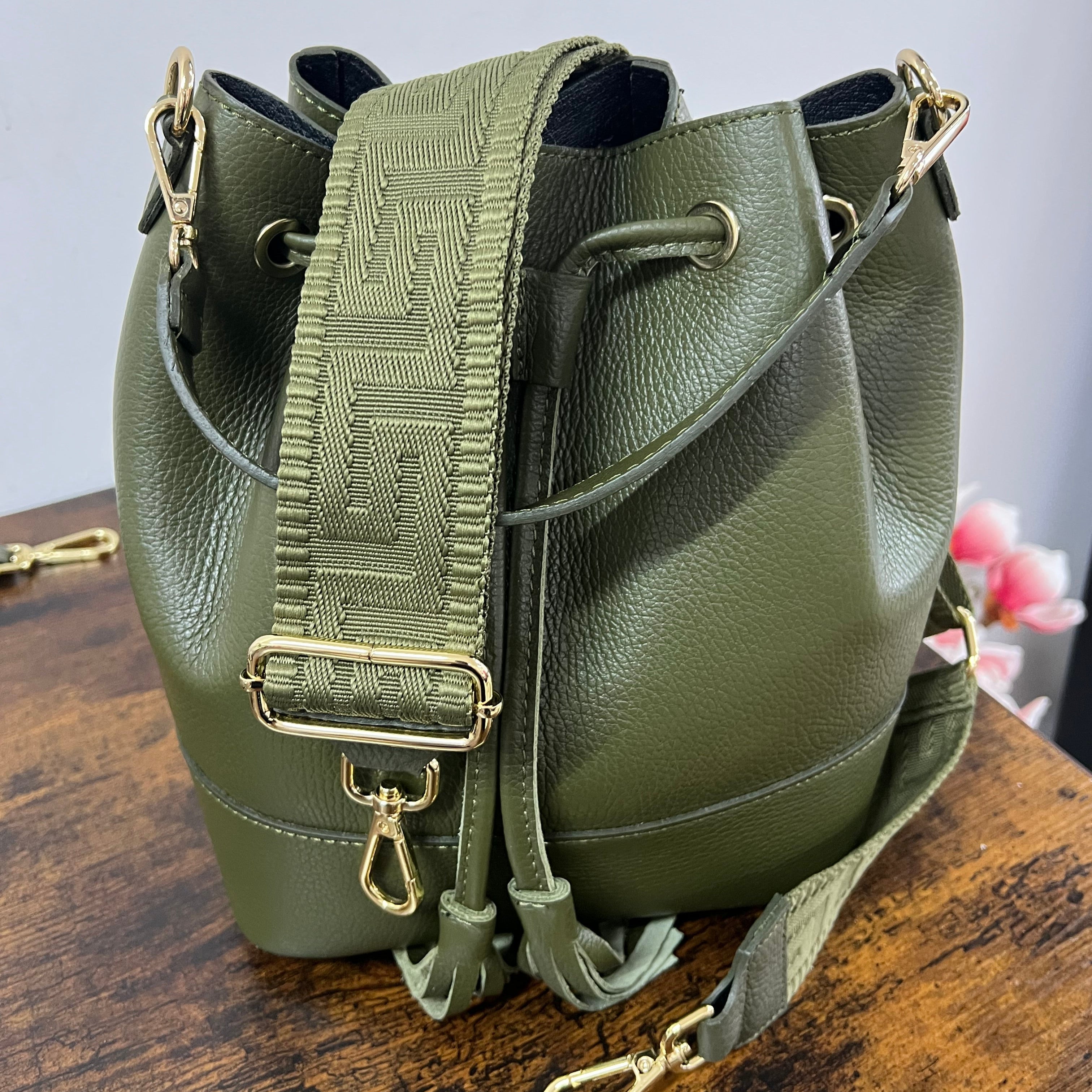 Tracolla greek total verde militare
