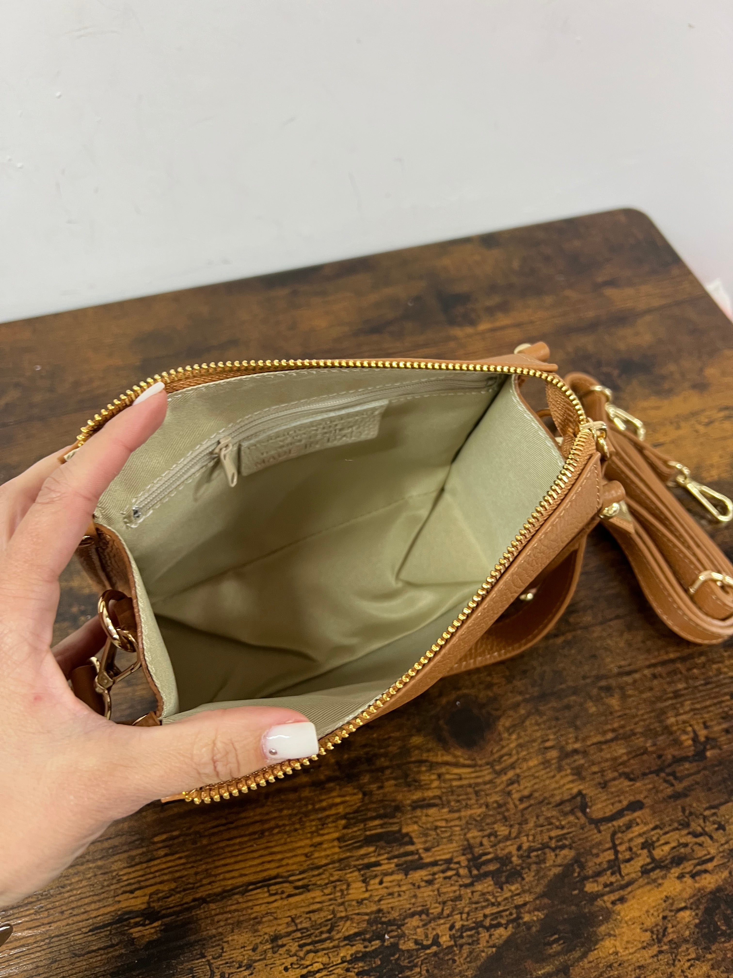 Twist mini cuoio chiaro