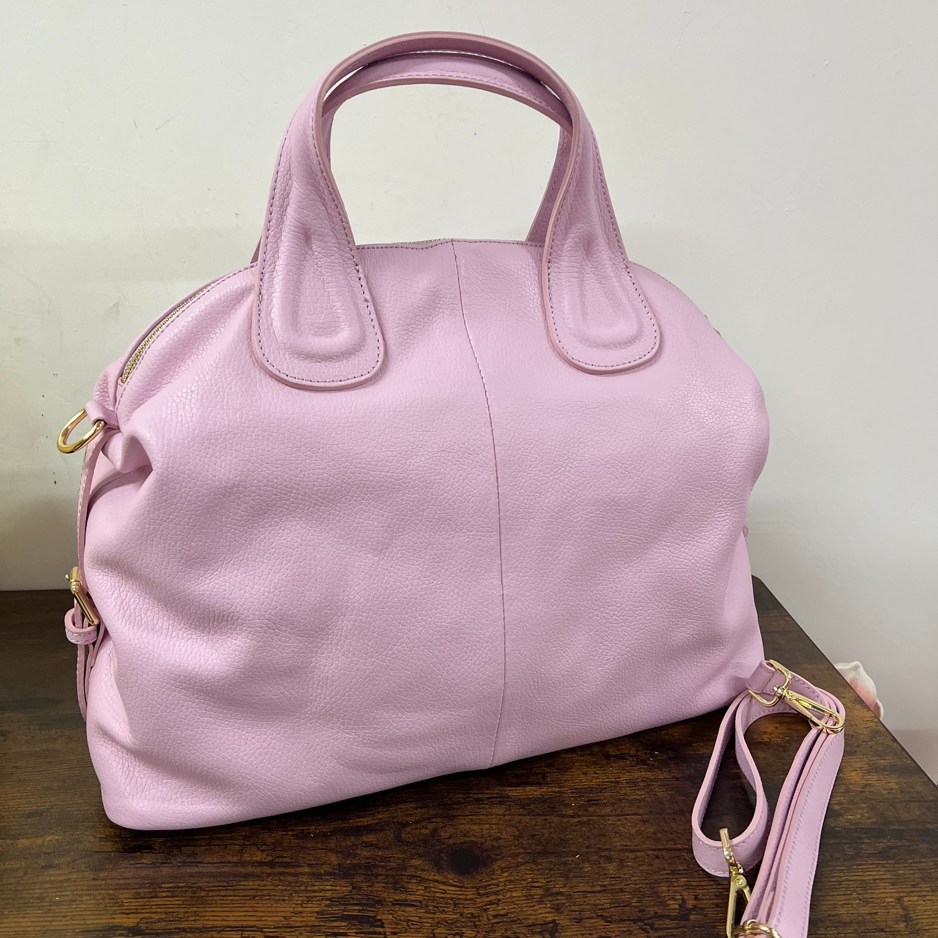 Pale pink Cassandra tote bag