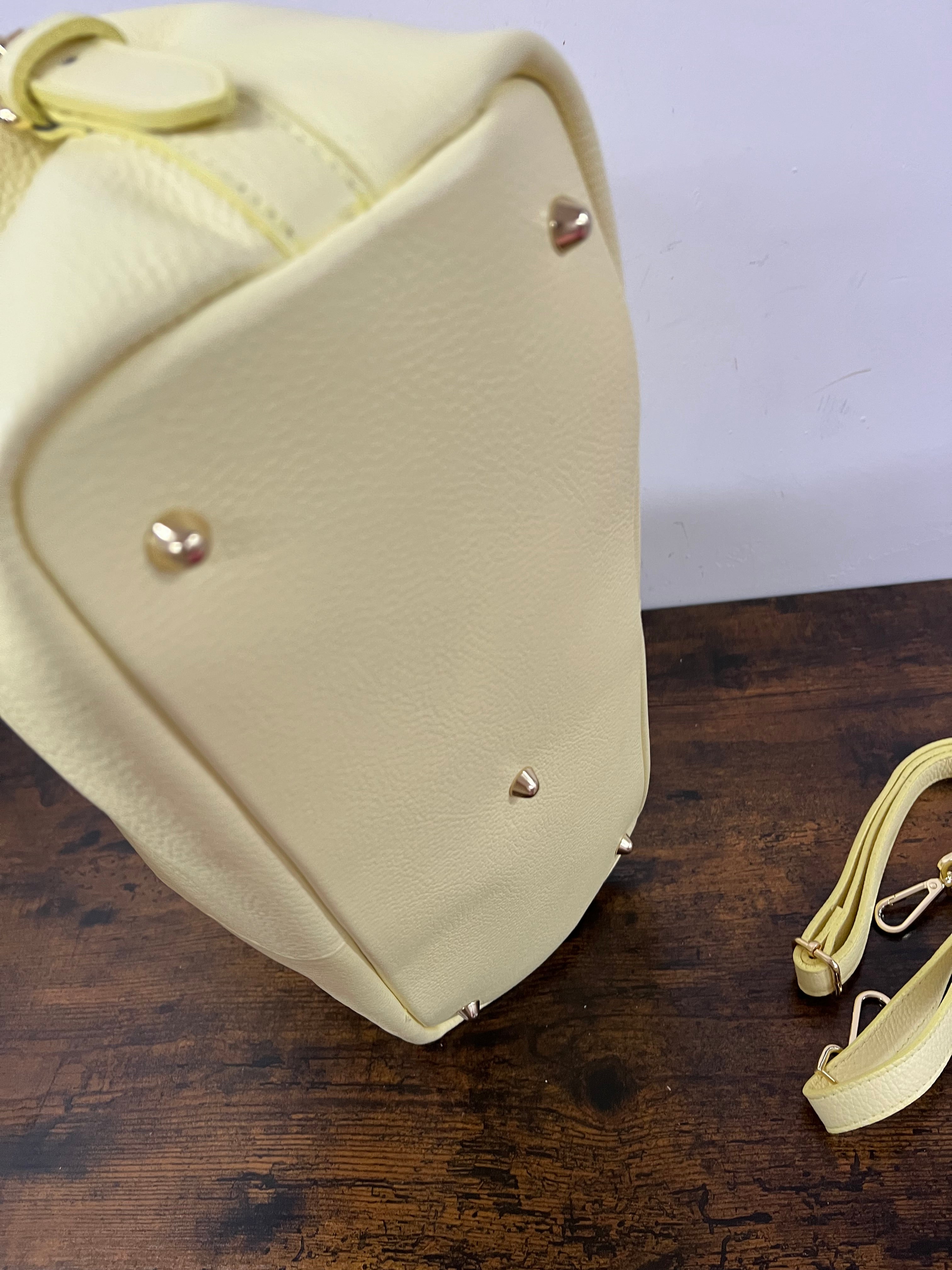 Tote bag Cassandra yellow