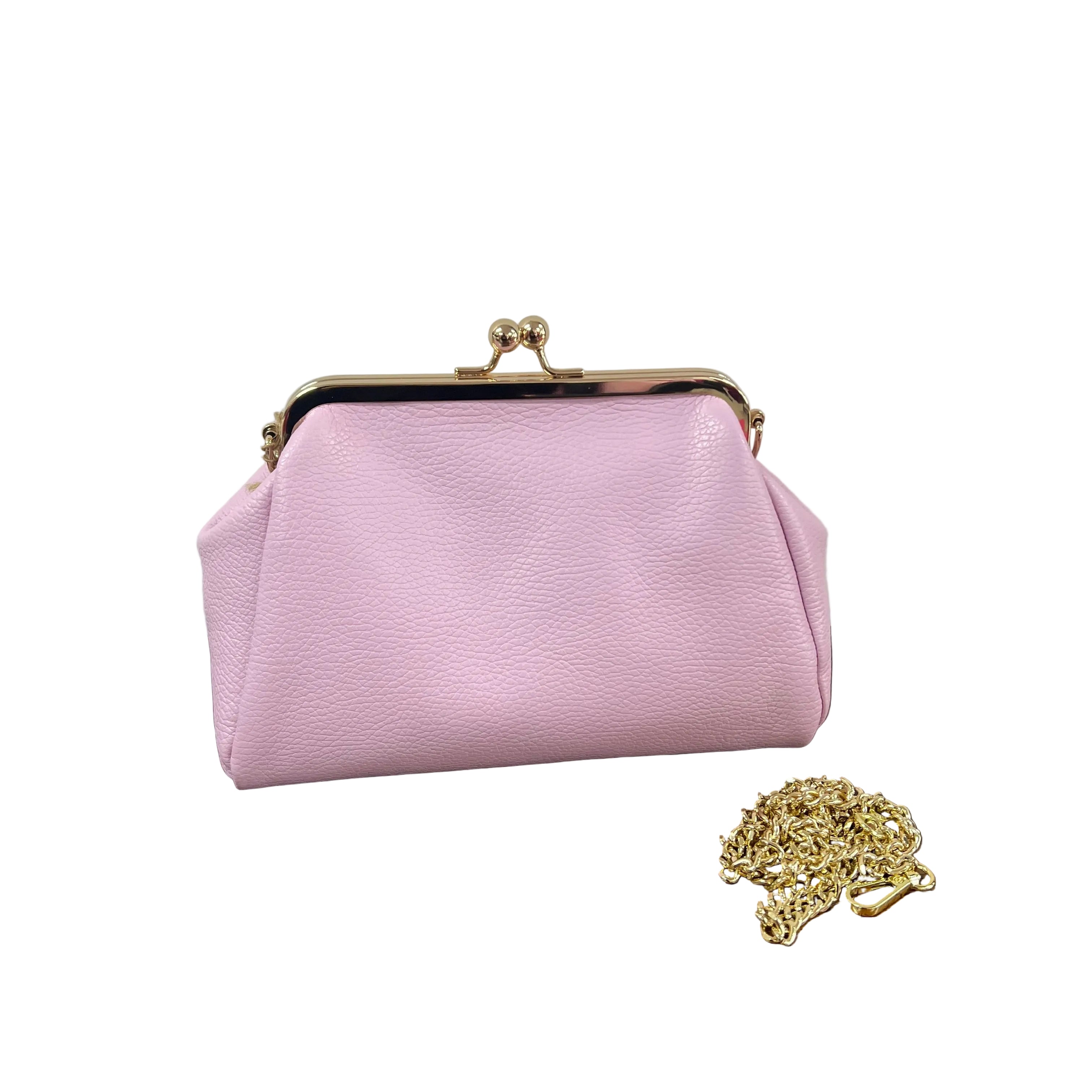 Maxi borsello rosa tenue