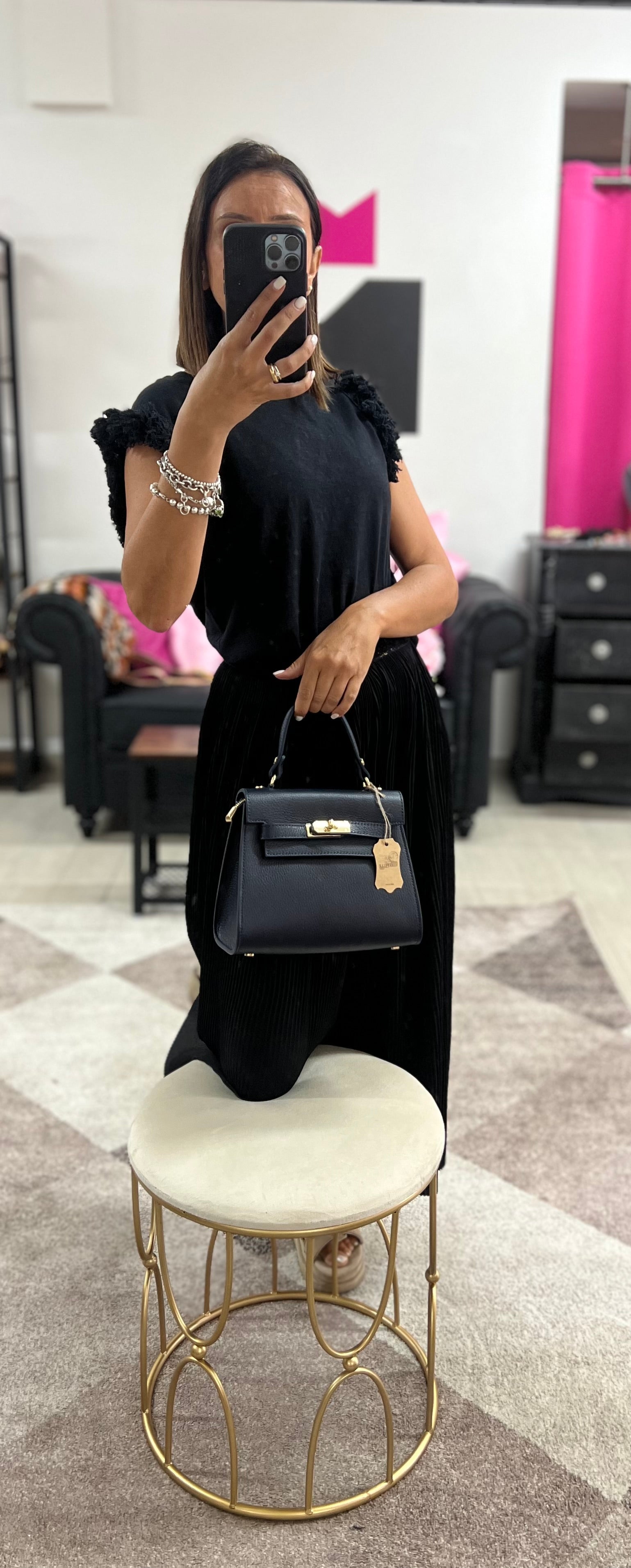 Kellie mini blu navy