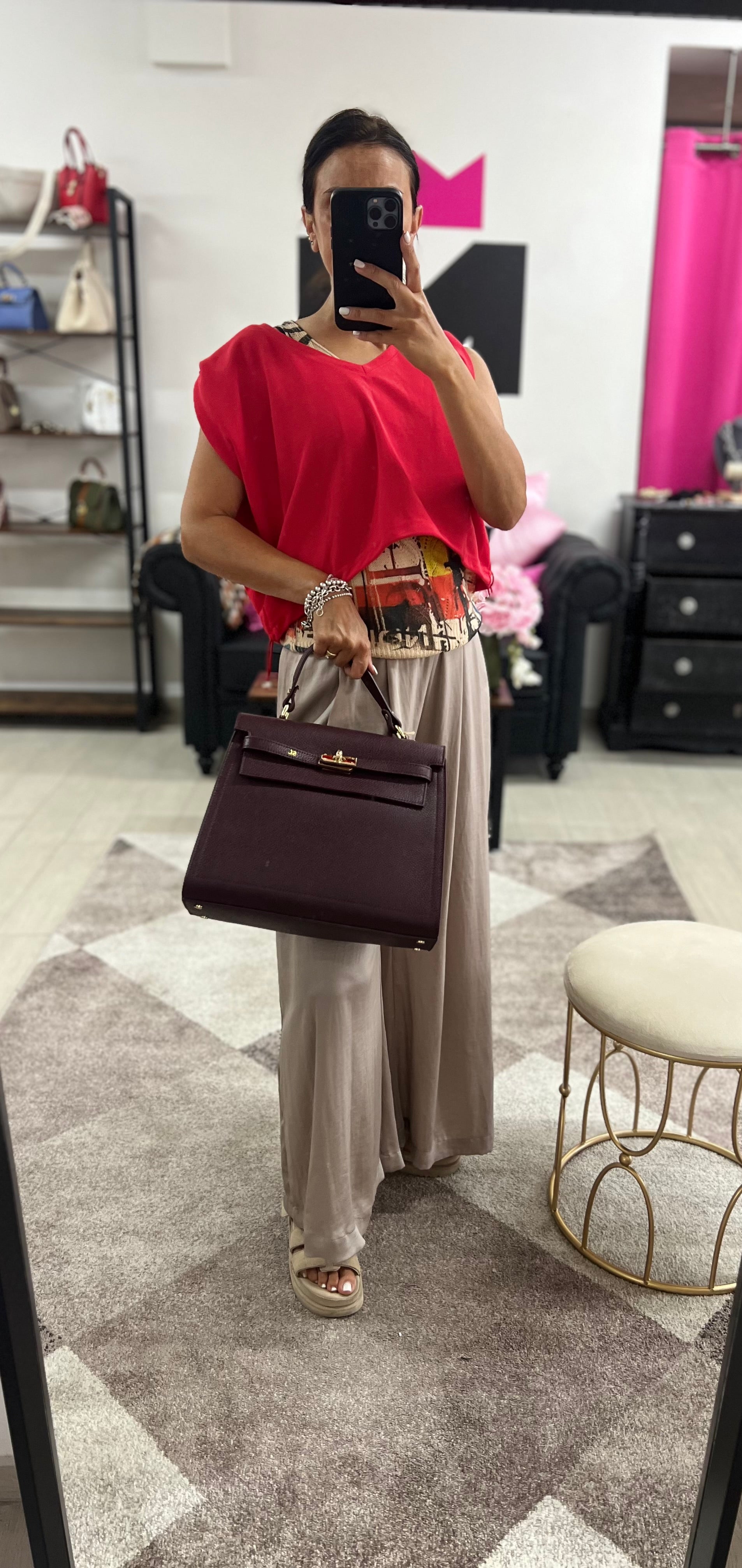 Kellie maxi bordeaux
