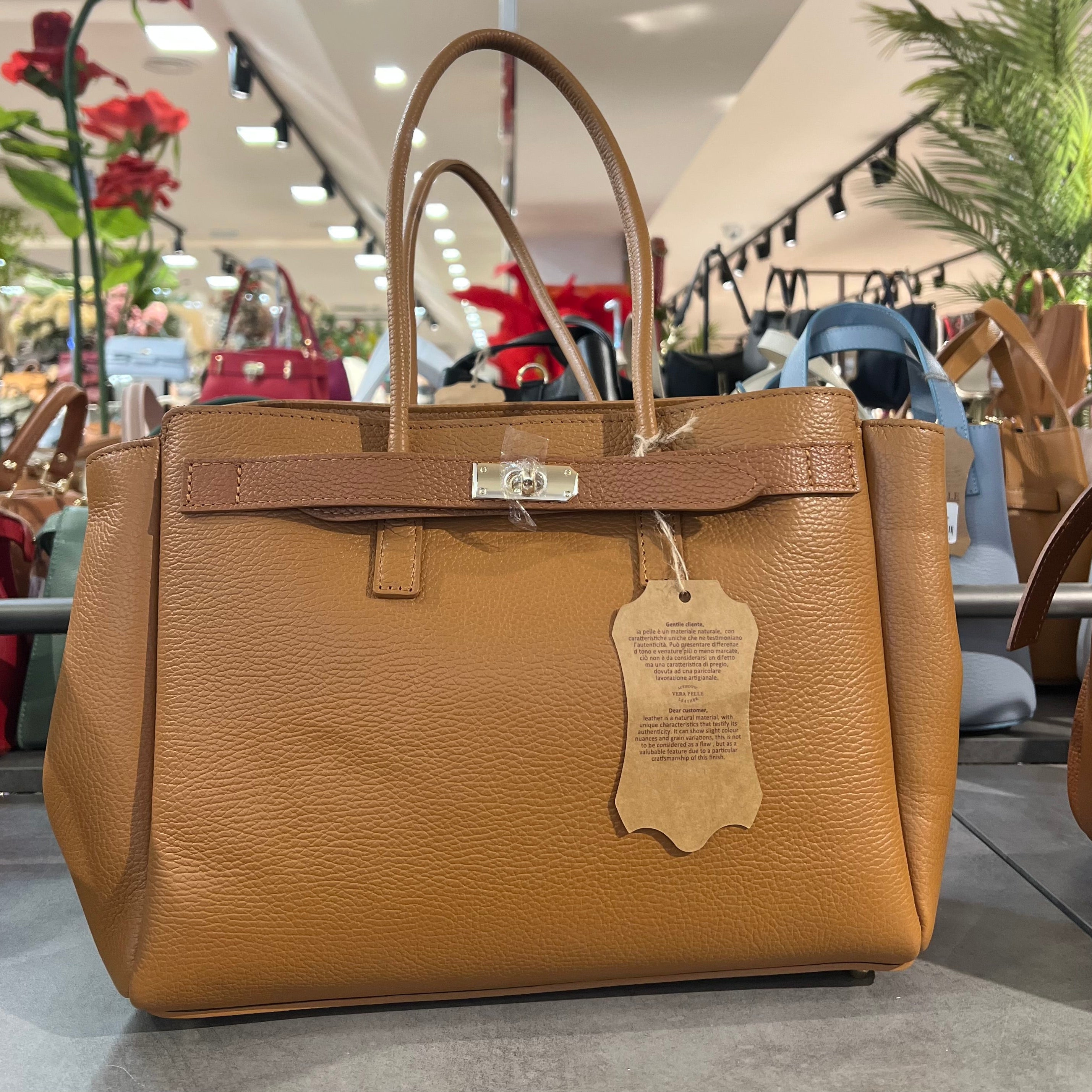 Dark leather easy horse shopper