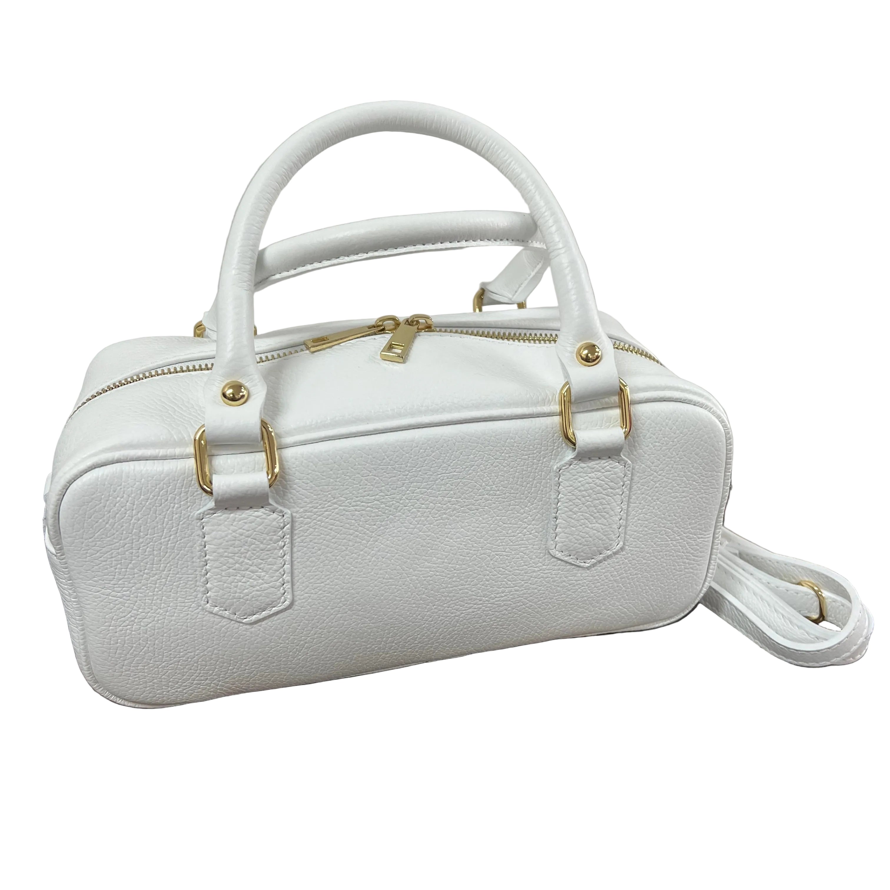 Bauletto rettangolare bianco