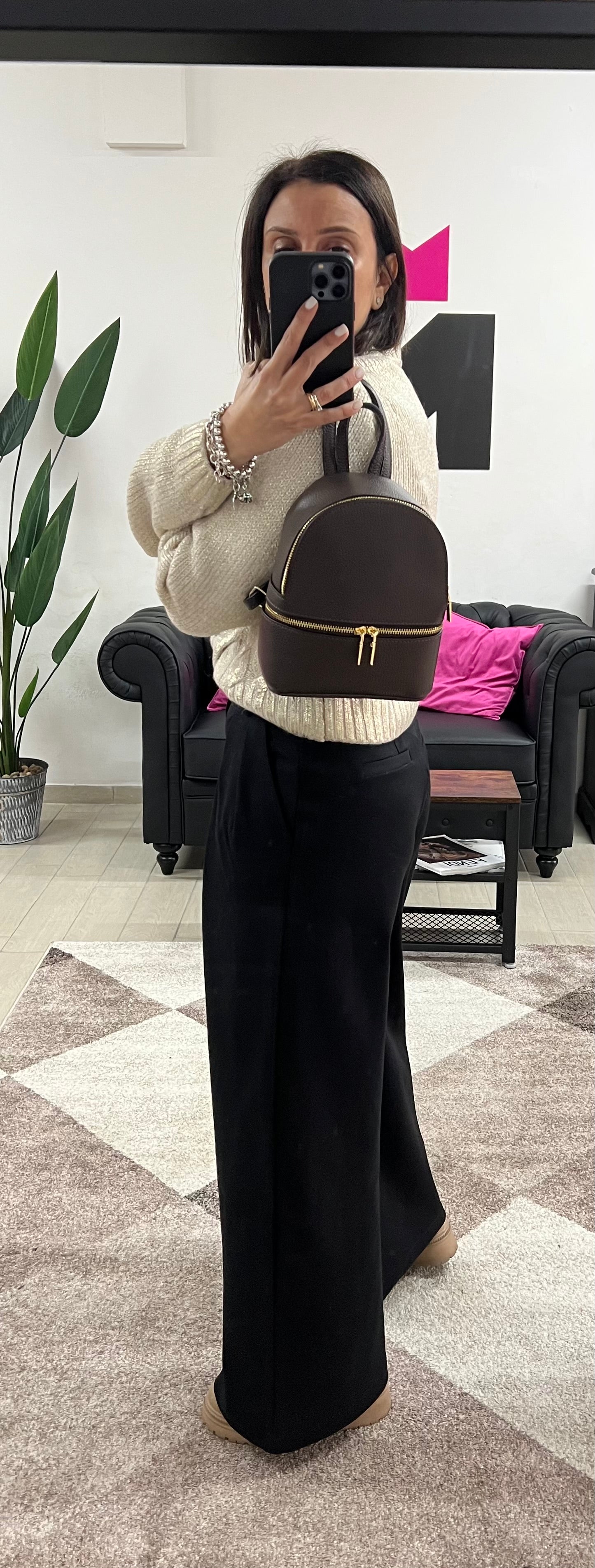 Zaino classic mini testa di moro