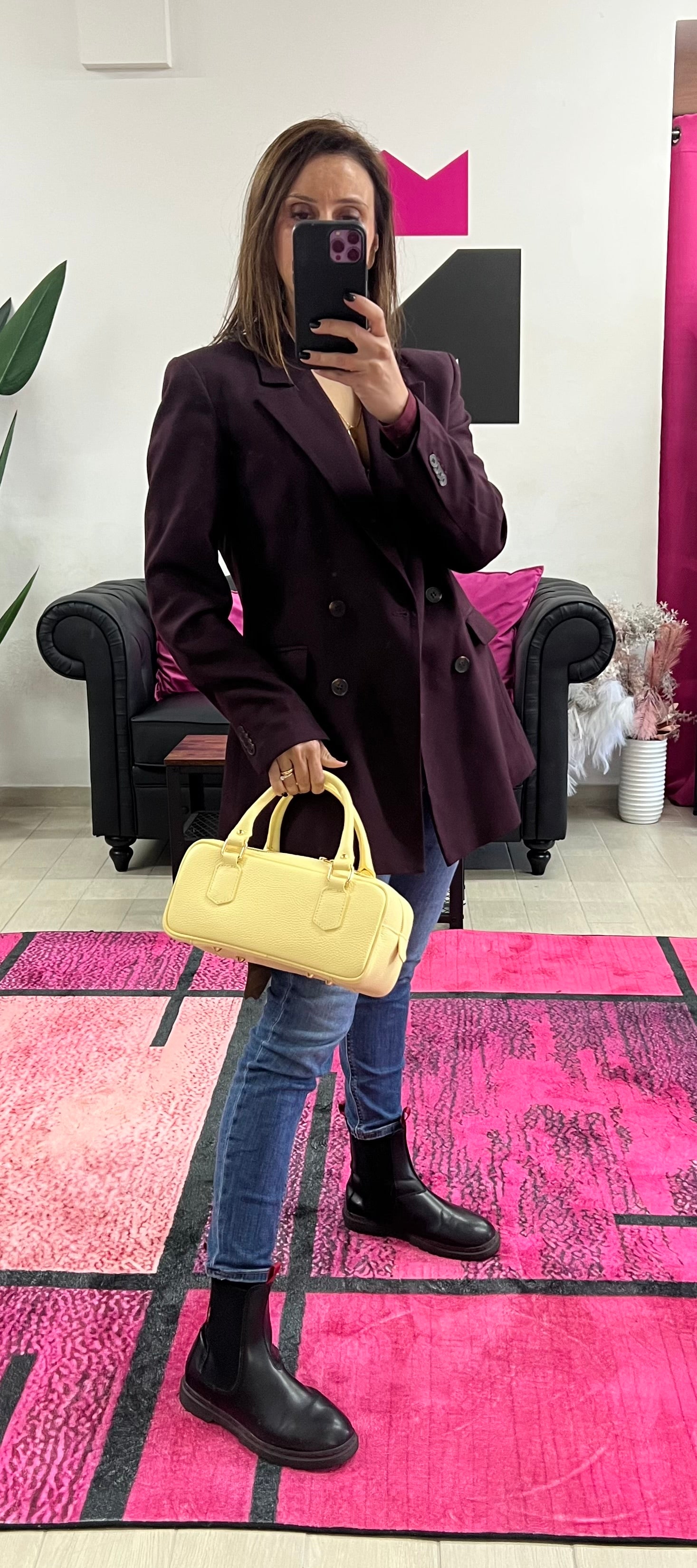 Bauletto rettangolare yellow