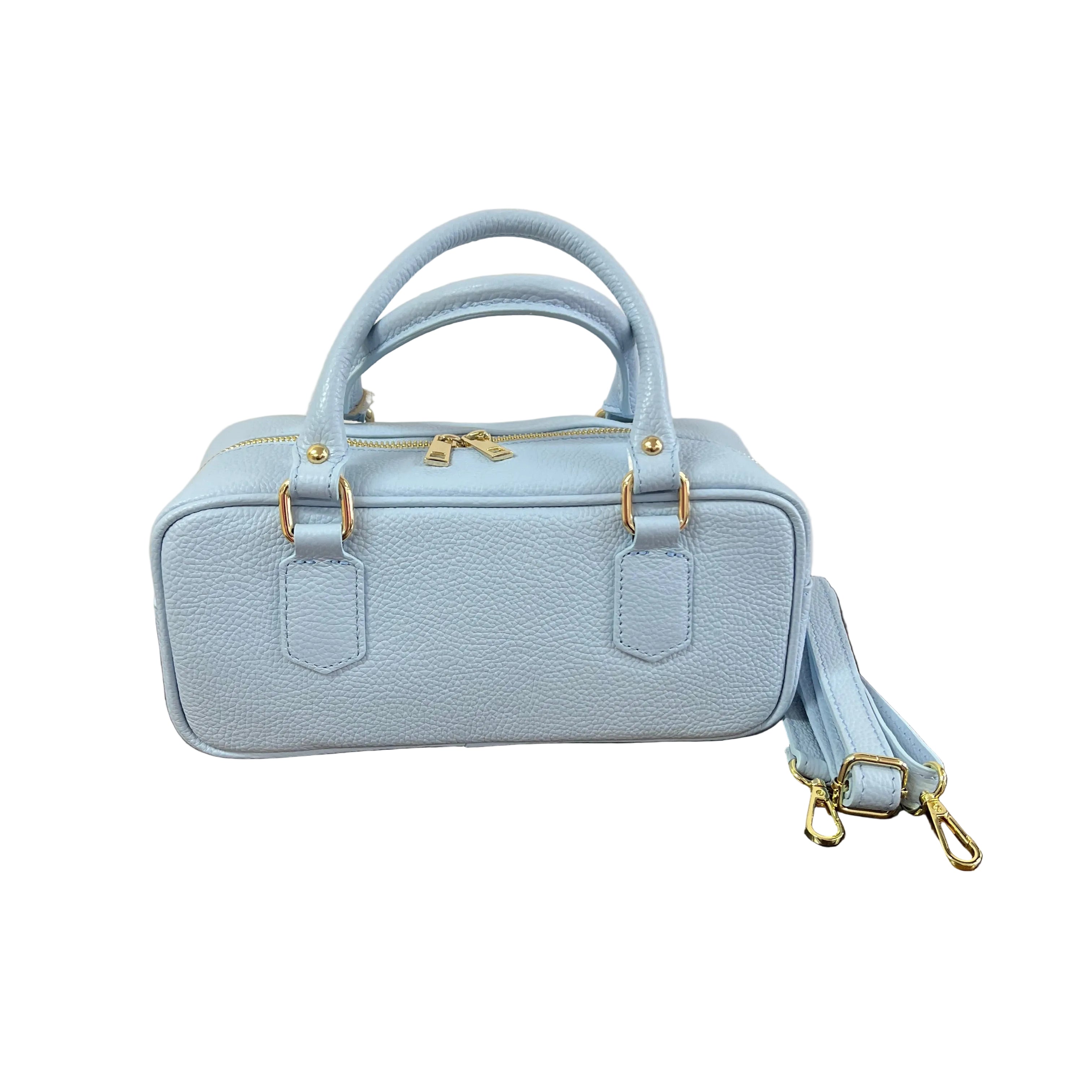 Bauletto rettangolare azzurro