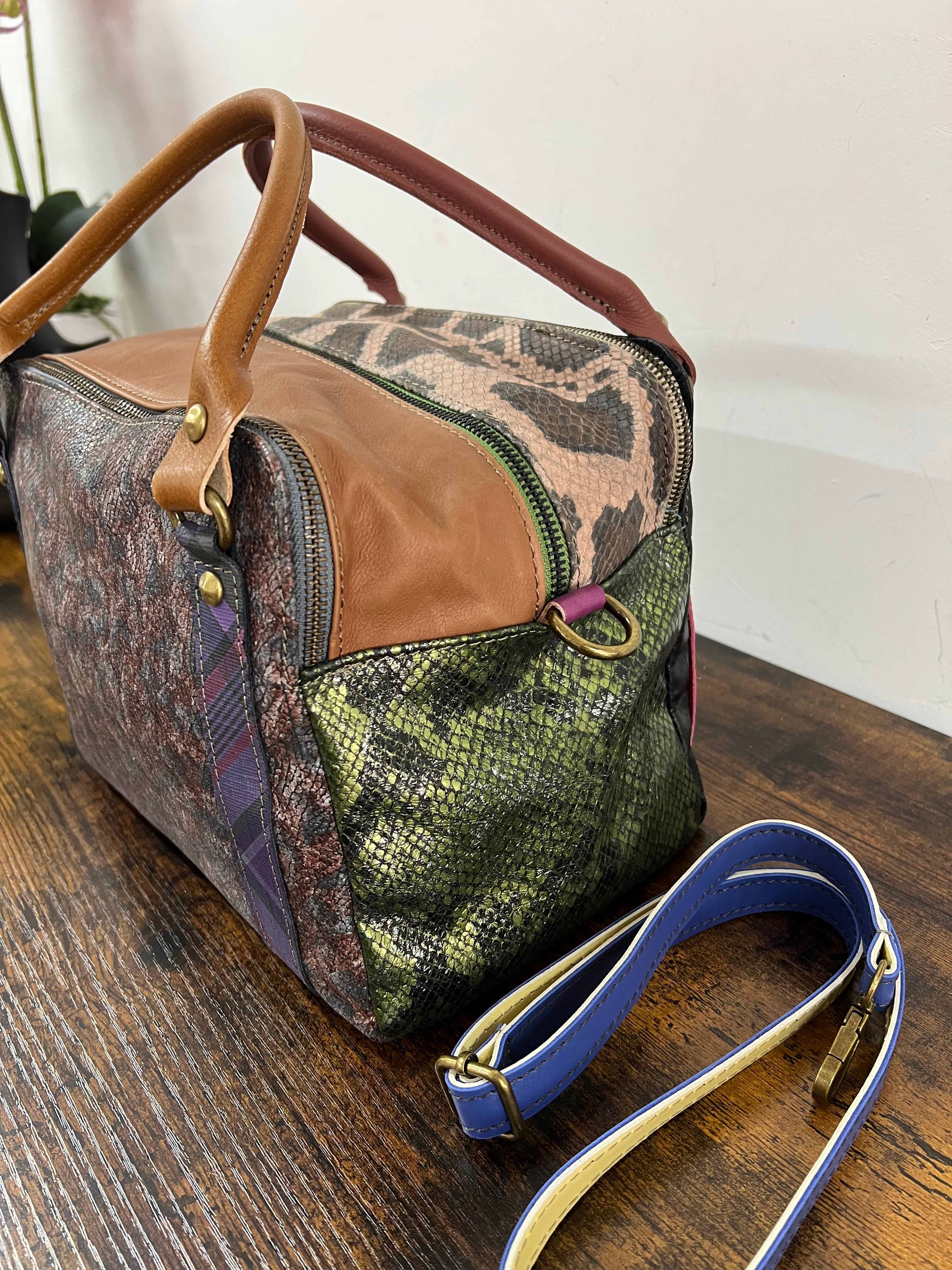 Country quadrotta patchwork cocco nero