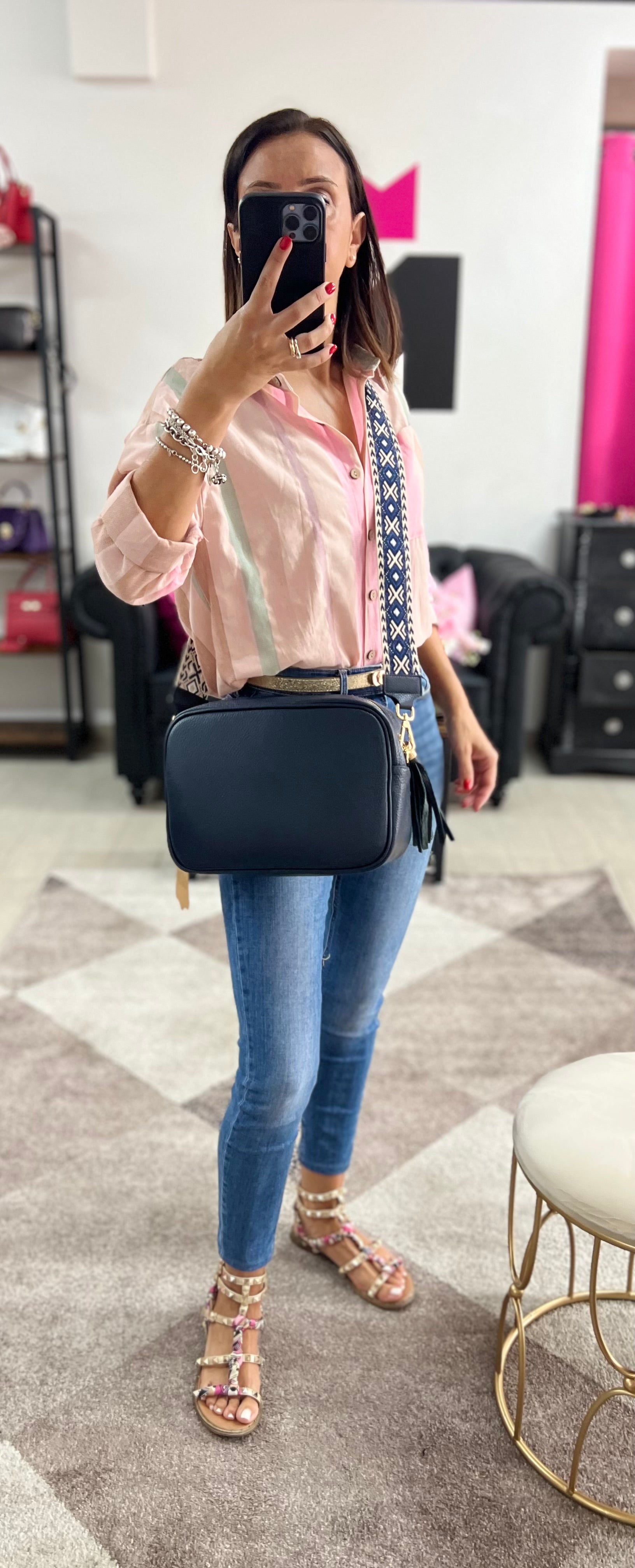 Camerabag mega blu navy e trac sandy