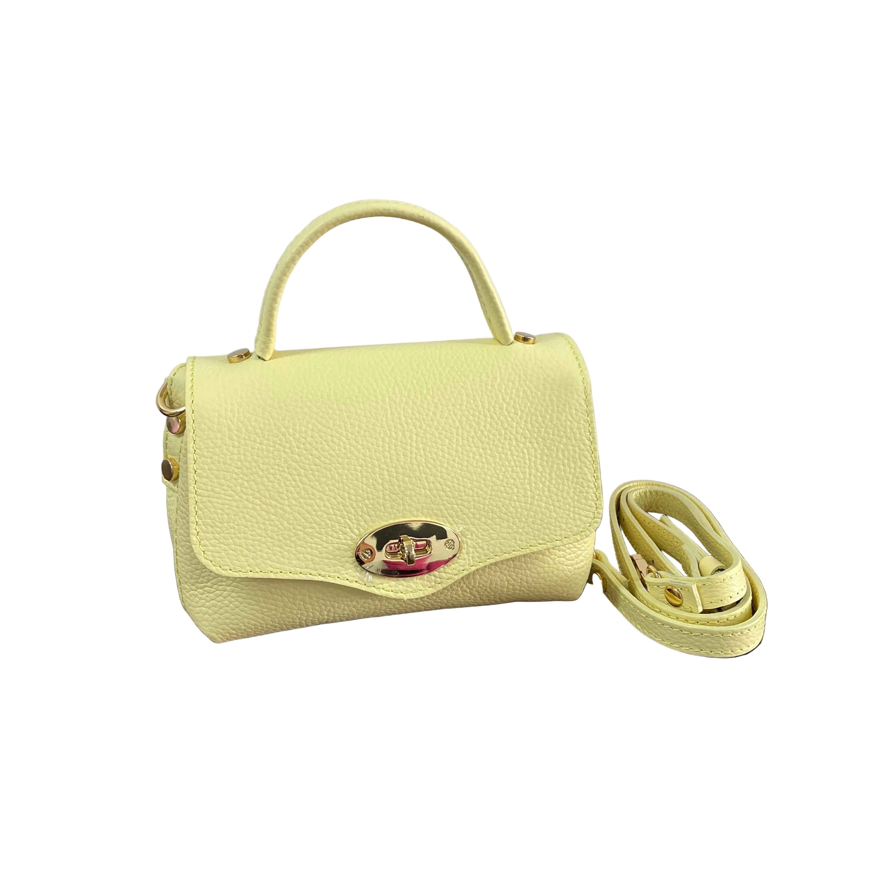 Country bag monocolore z pocket yellow
