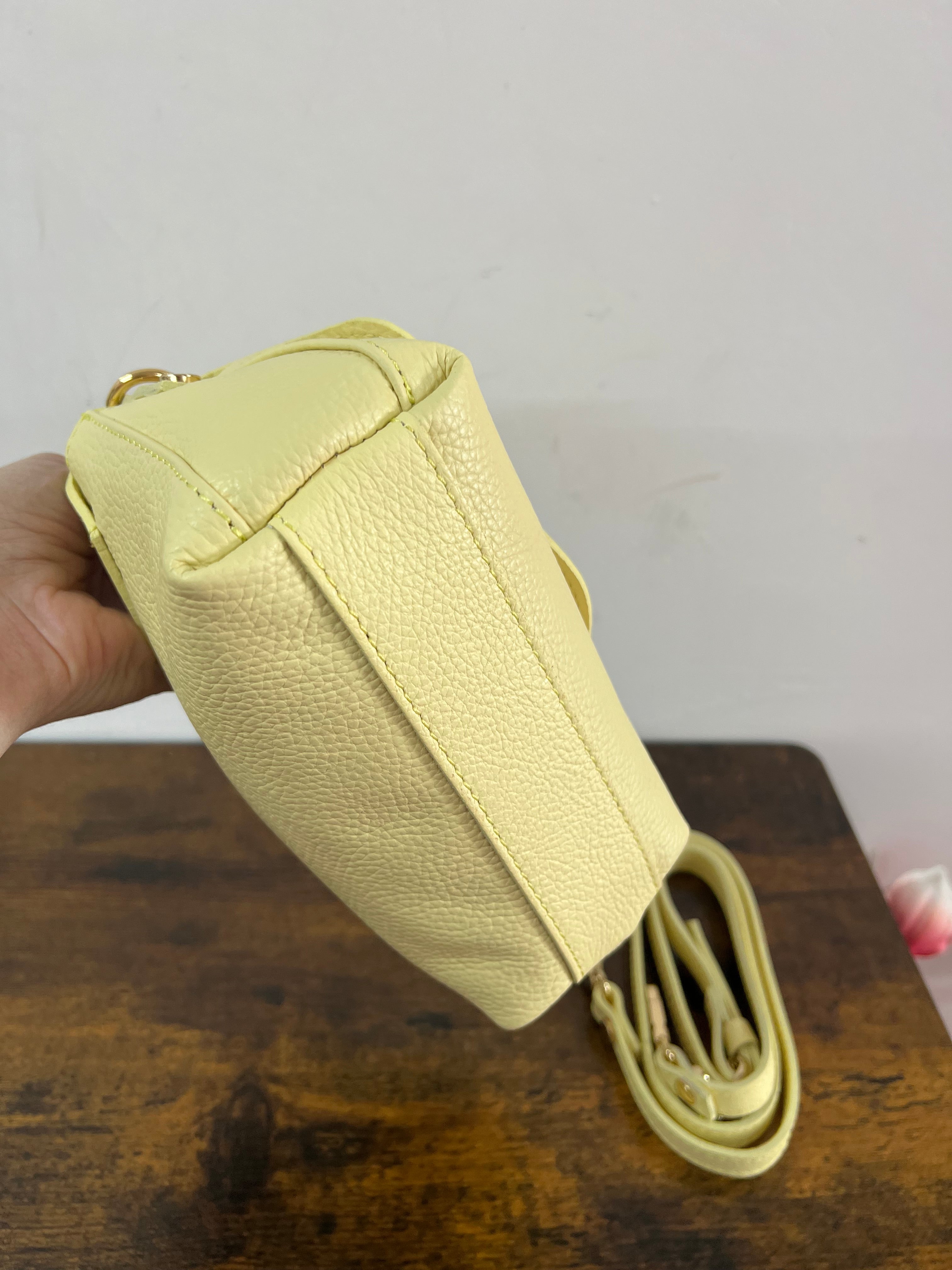 Country bag monocolore z pocket yellow