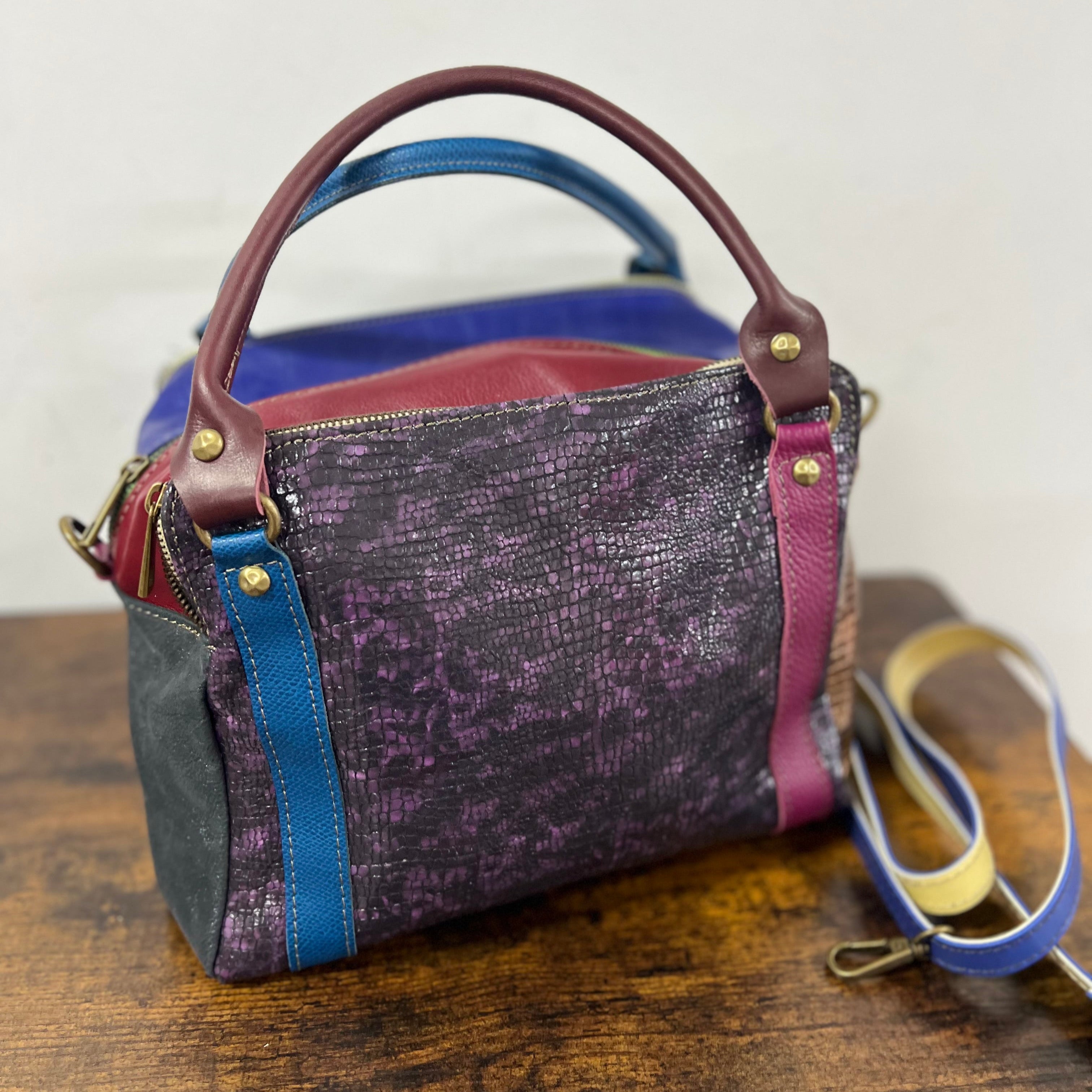 Country quadrotta patchwork viola