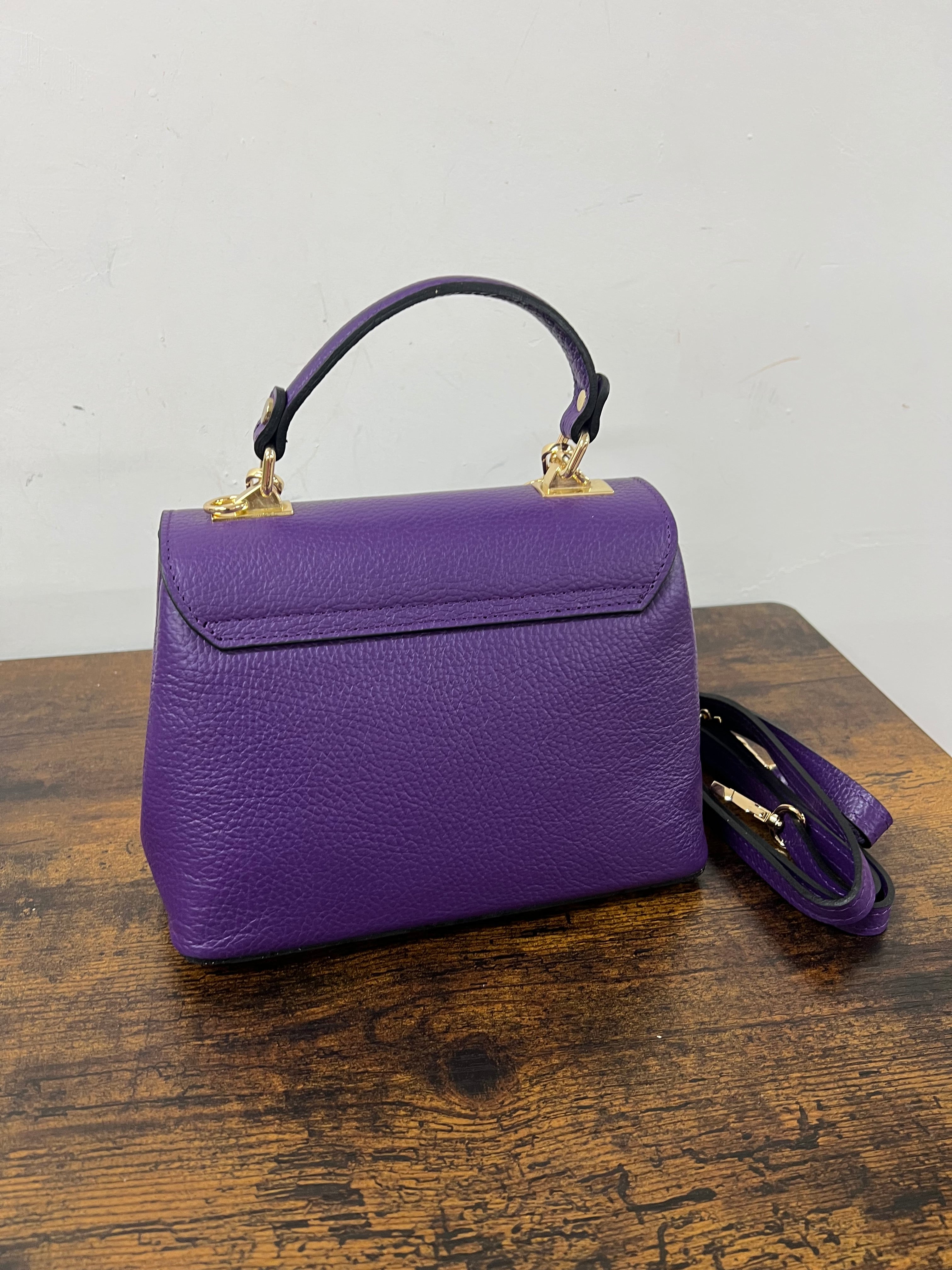 Clarissa mini viola e trac intreccio