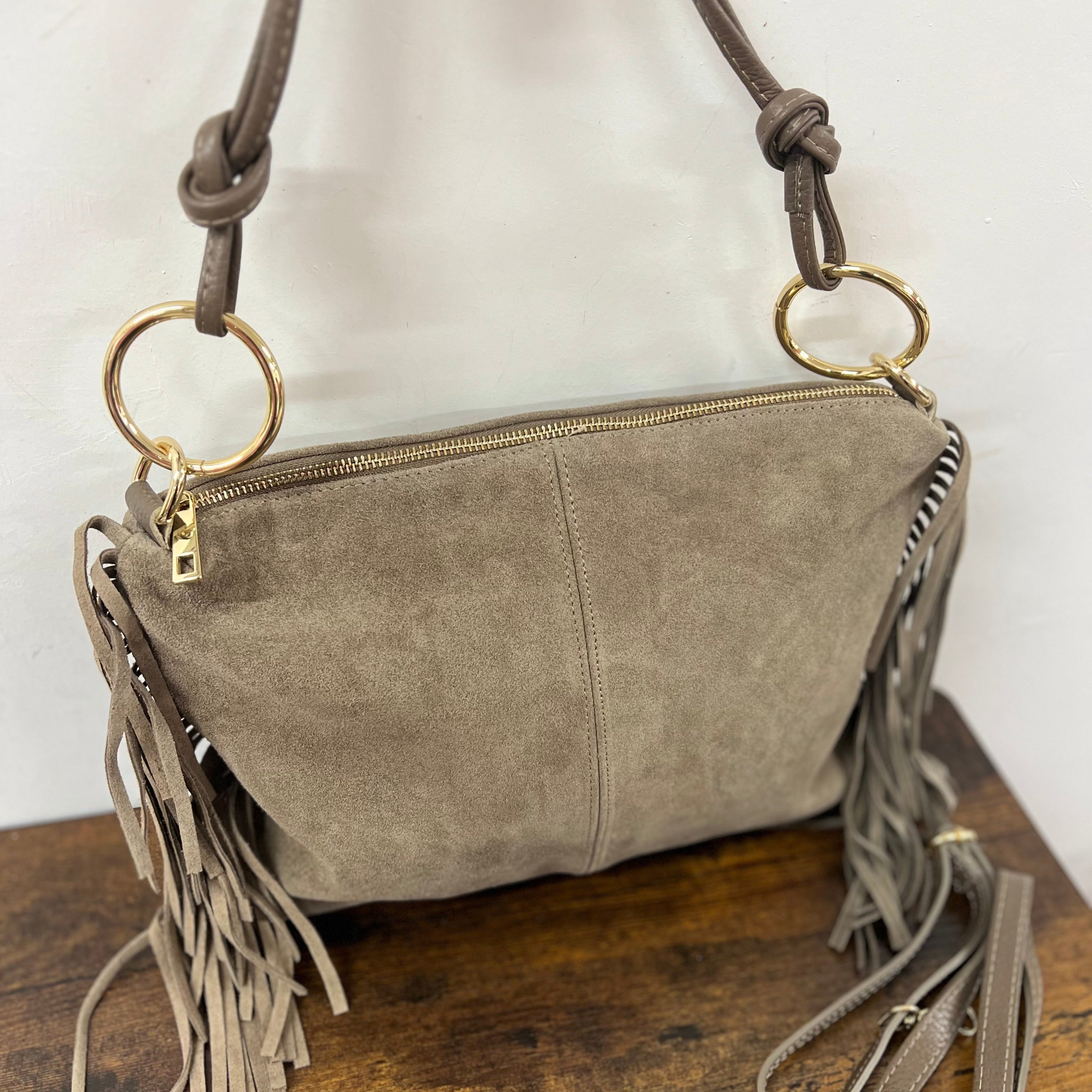 Ariel pelle suede fango