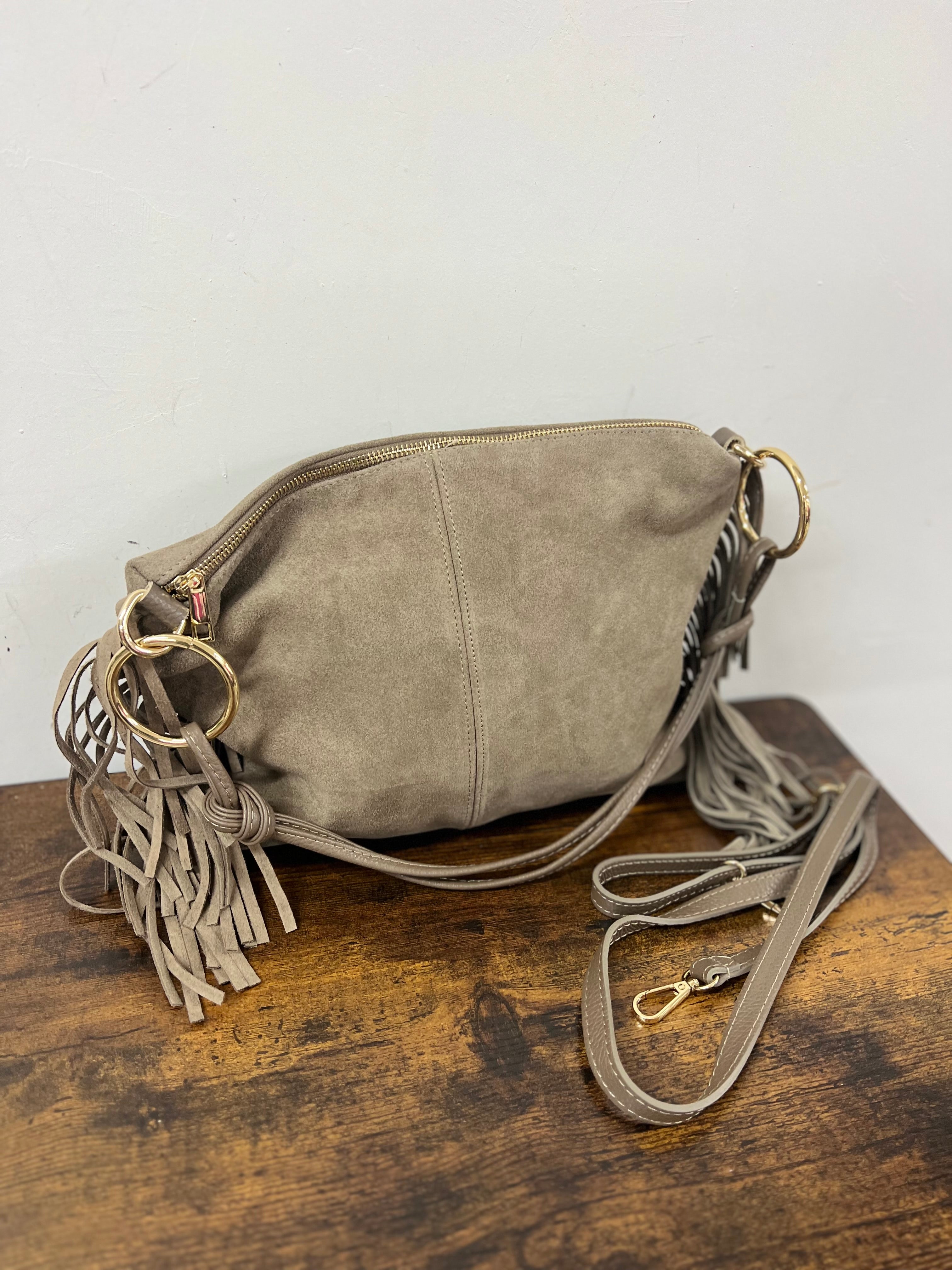 Ariel pelle suede fango