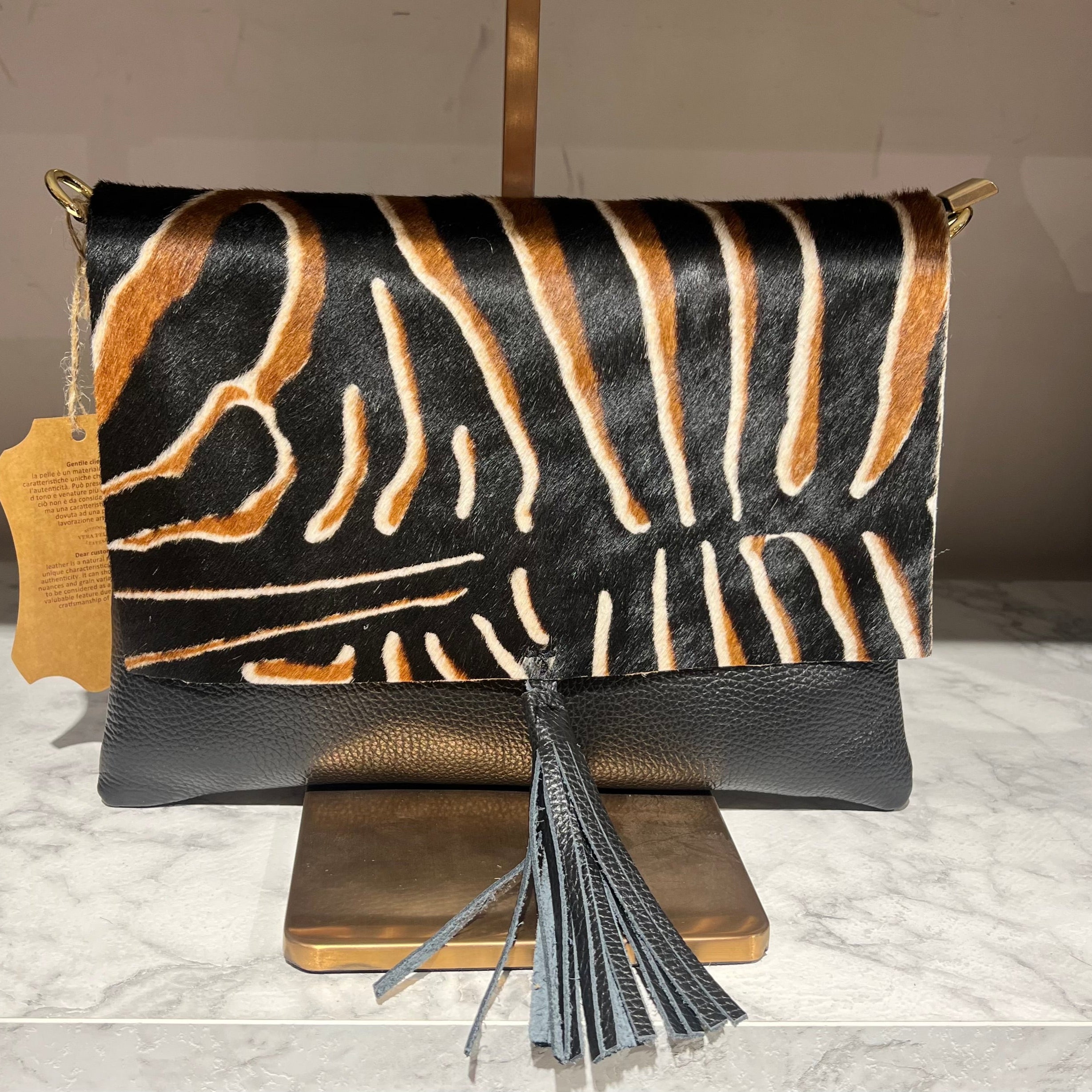 Pochette cavallino geo mou