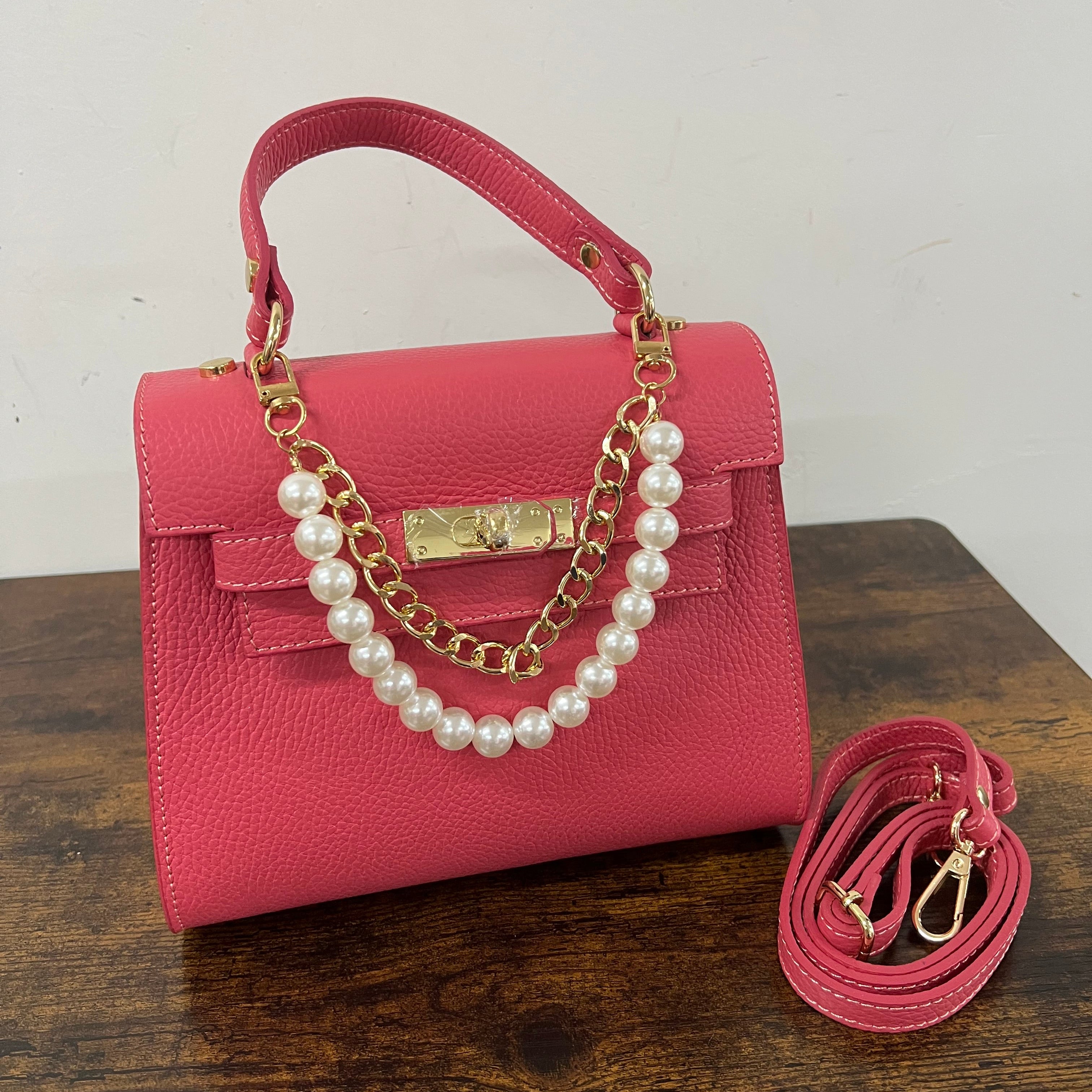 kellie mini rose gothic e trac catena perle