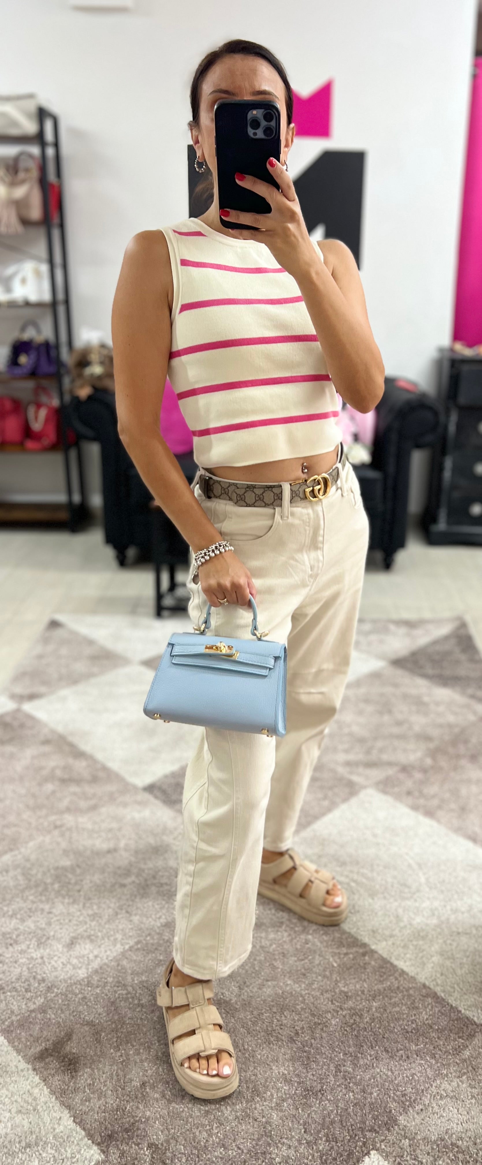 Kylie pocket celeste