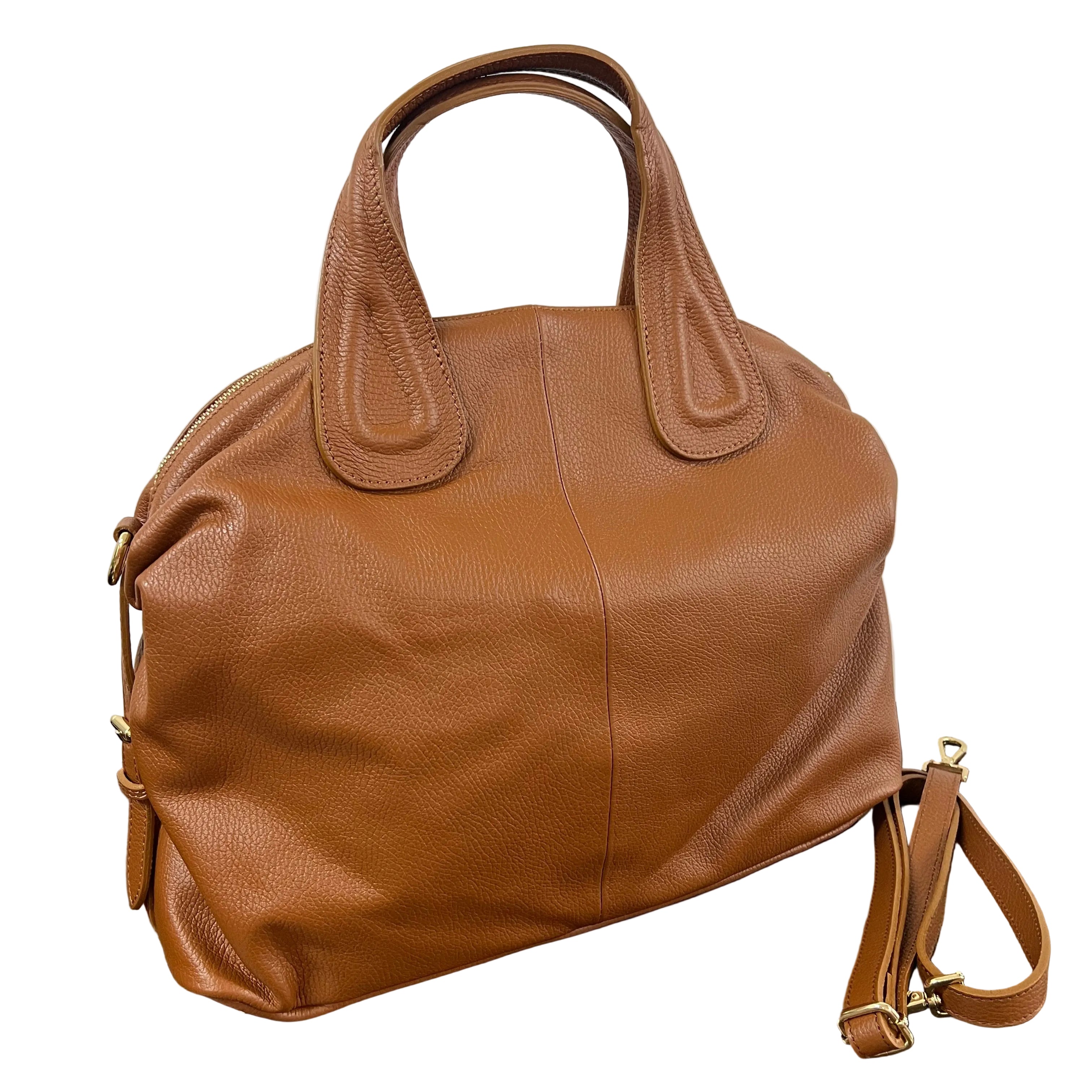 Tote bag Cassandra cuoio scuro