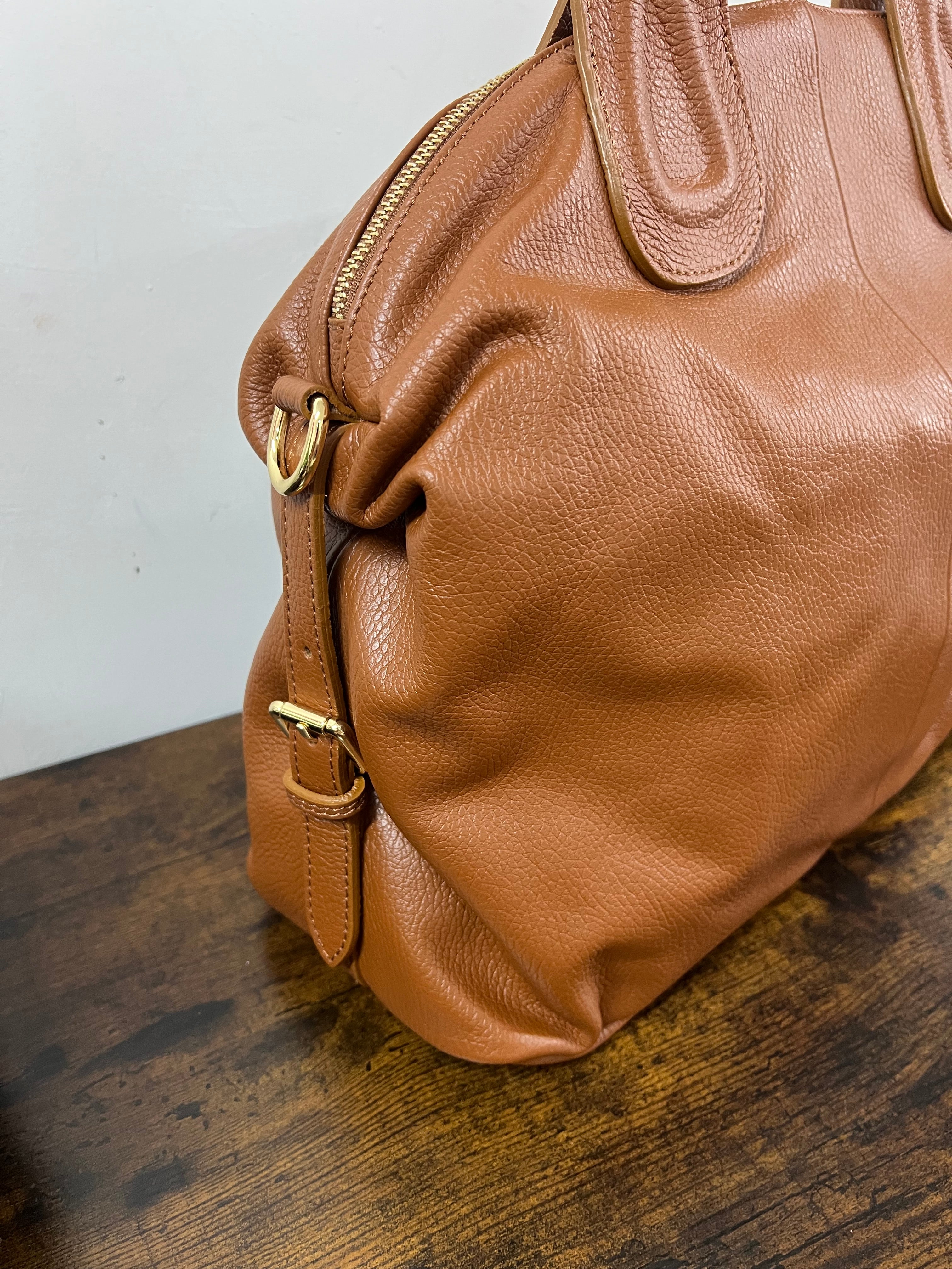 Tote bag Cassandra cuoio scuro