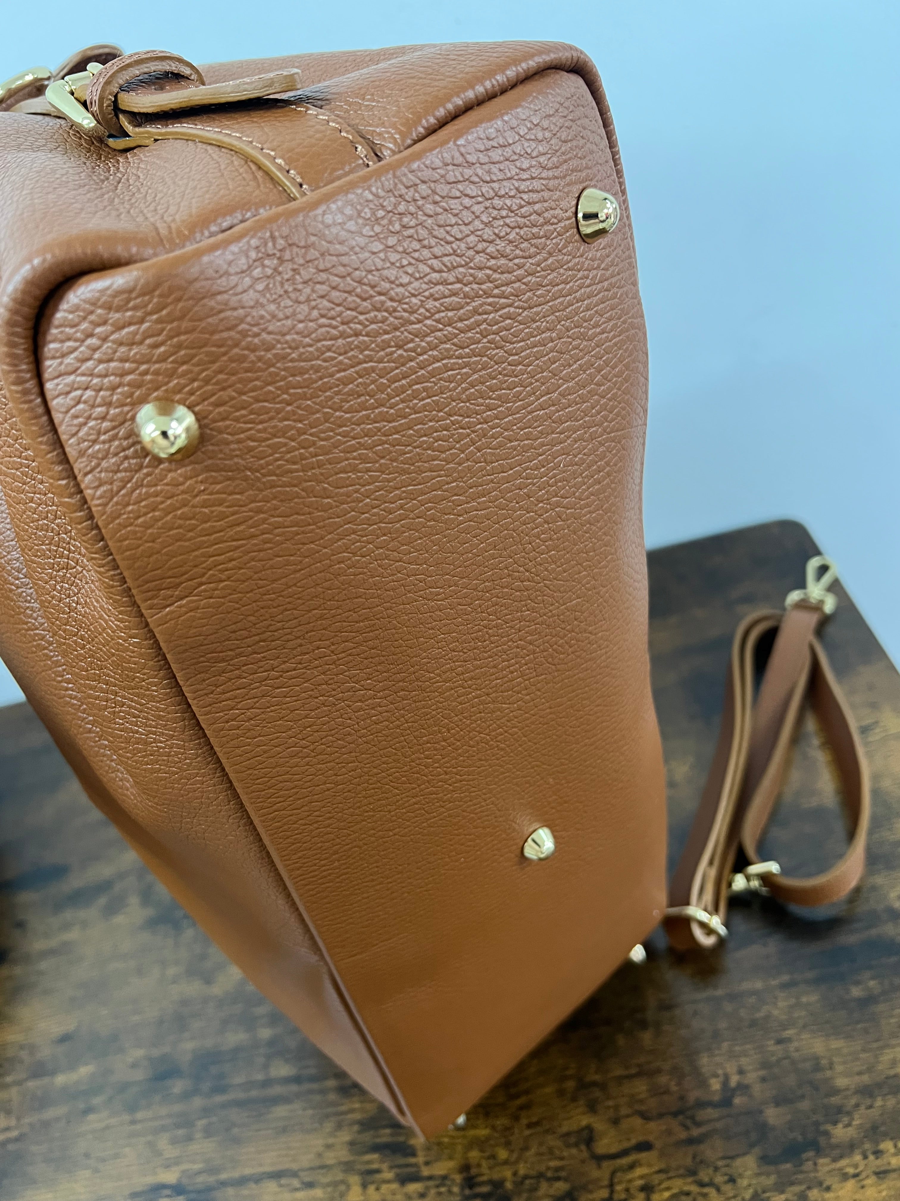 Tote bag Cassandra cuoio scuro