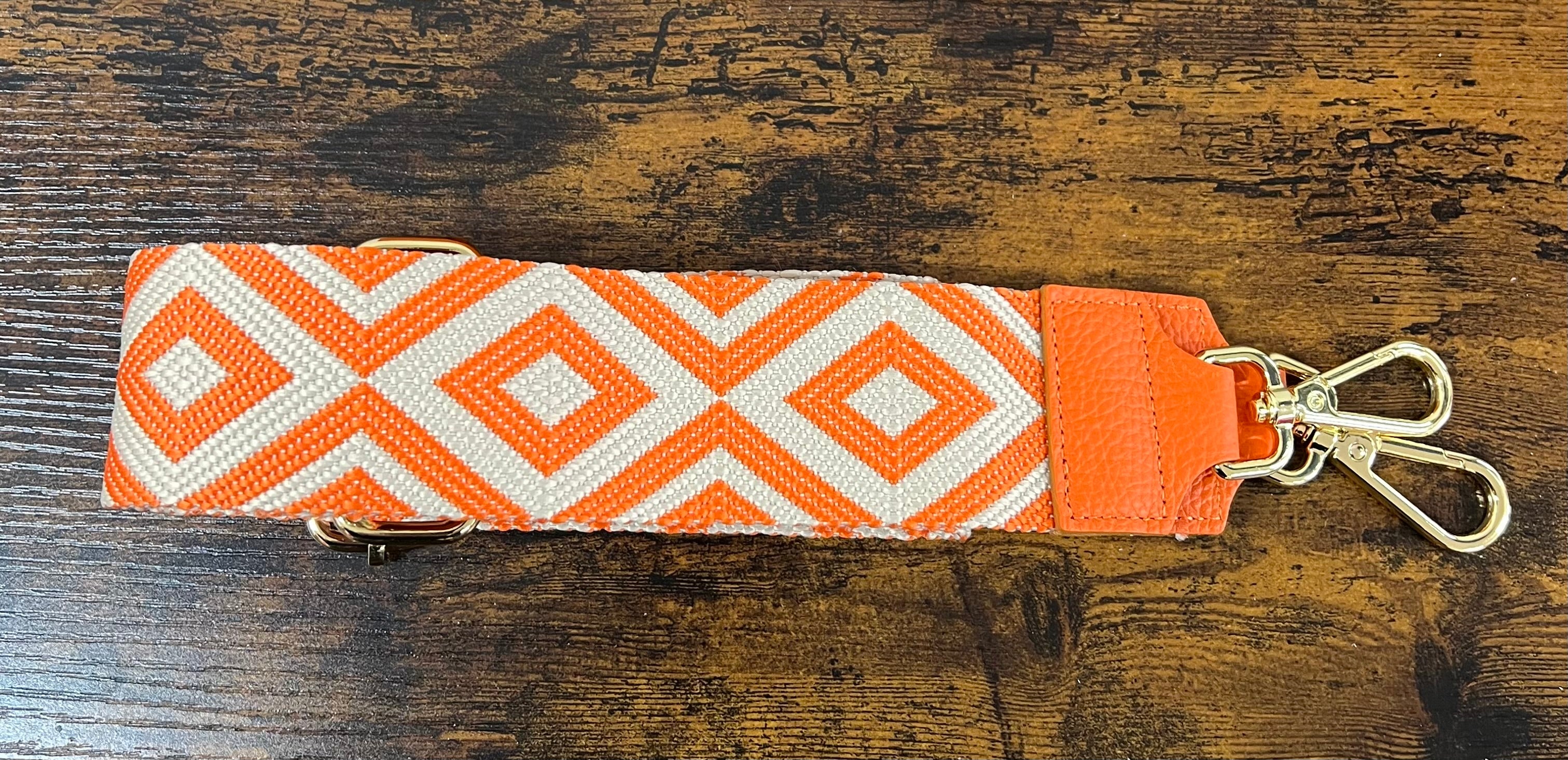 Tracolla rombo arancio