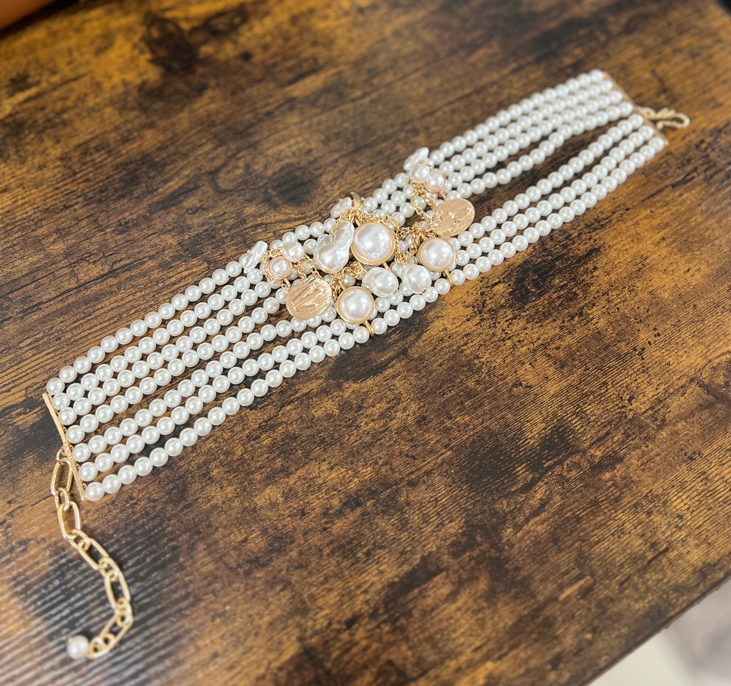 Chocker perle marbella