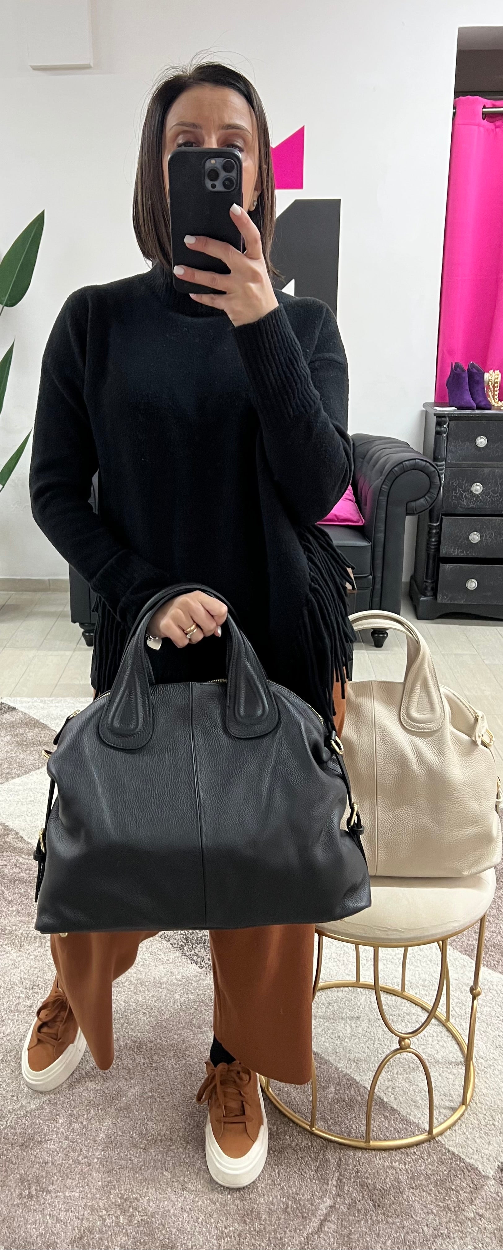 Tote bag Cassandra nero