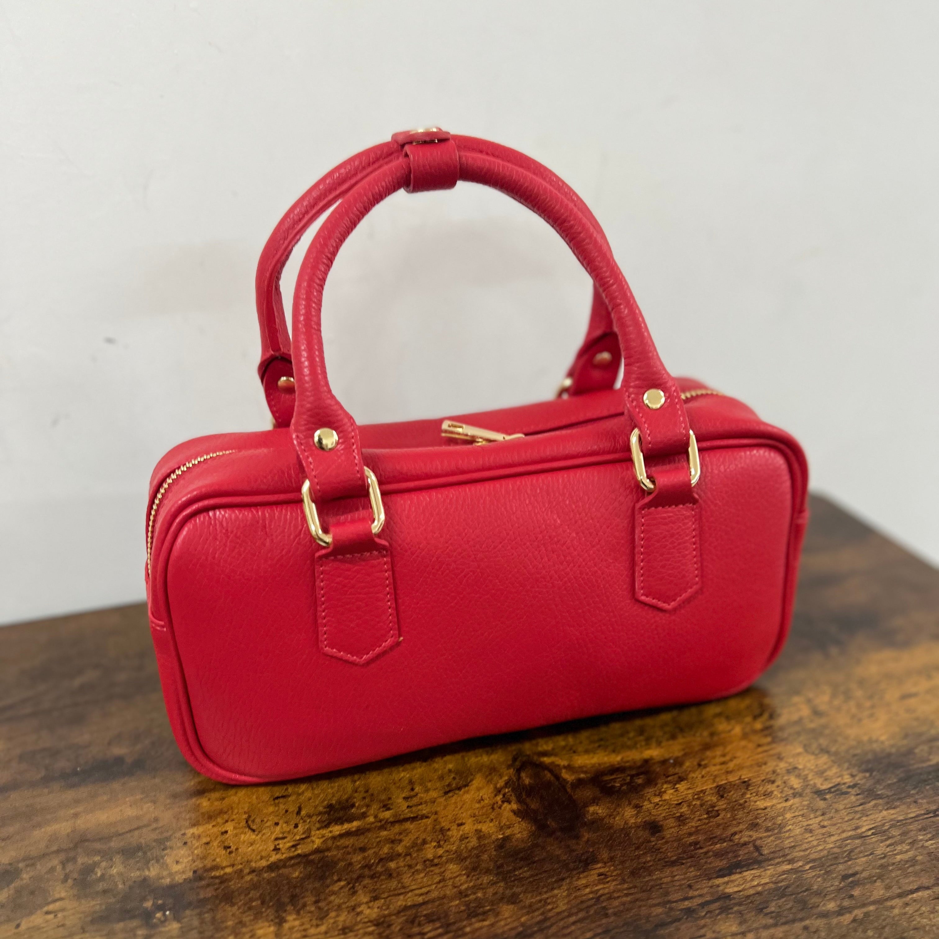 Bauletto rettangolare rosso