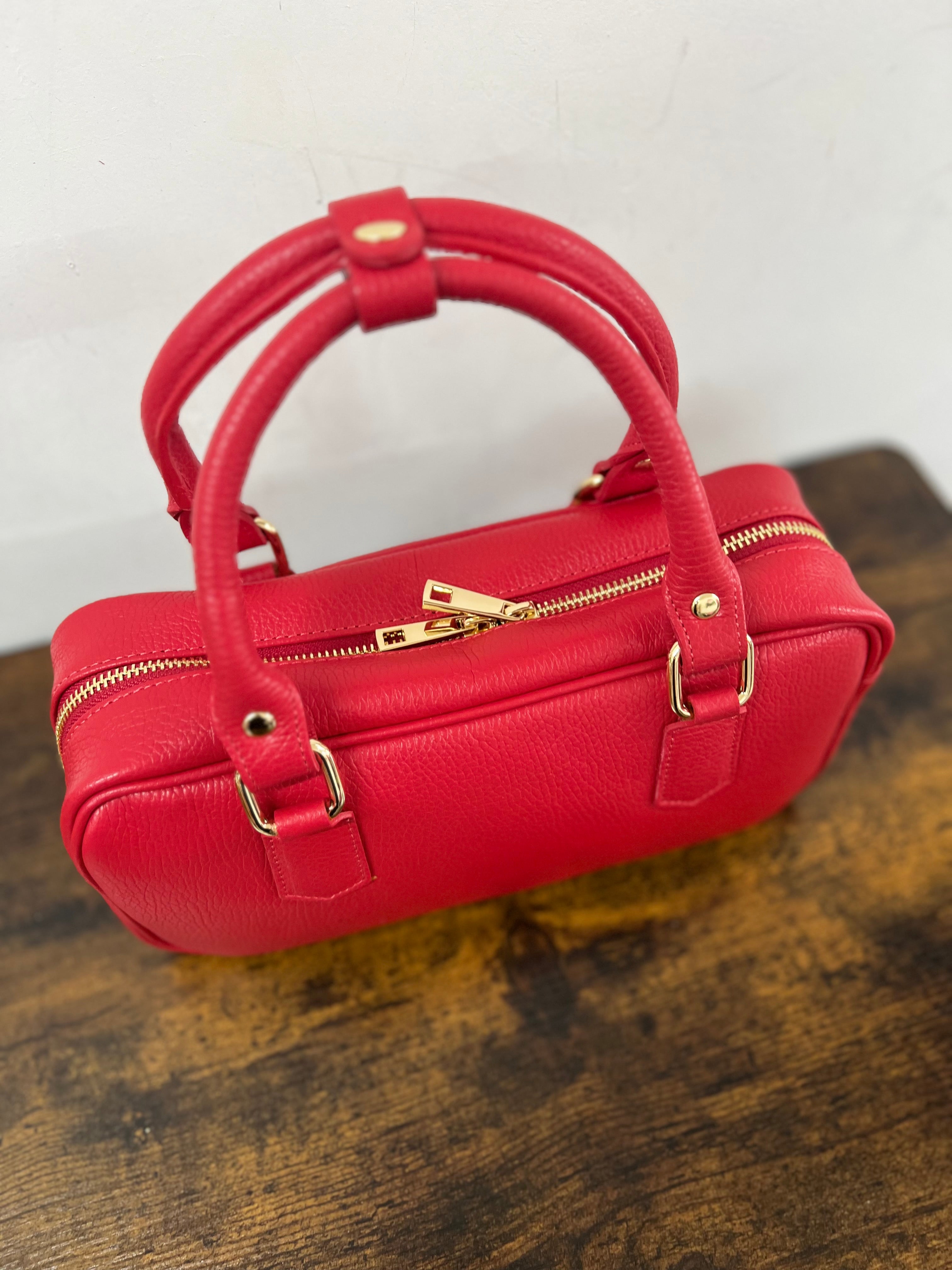 Bauletto rettangolare rosso