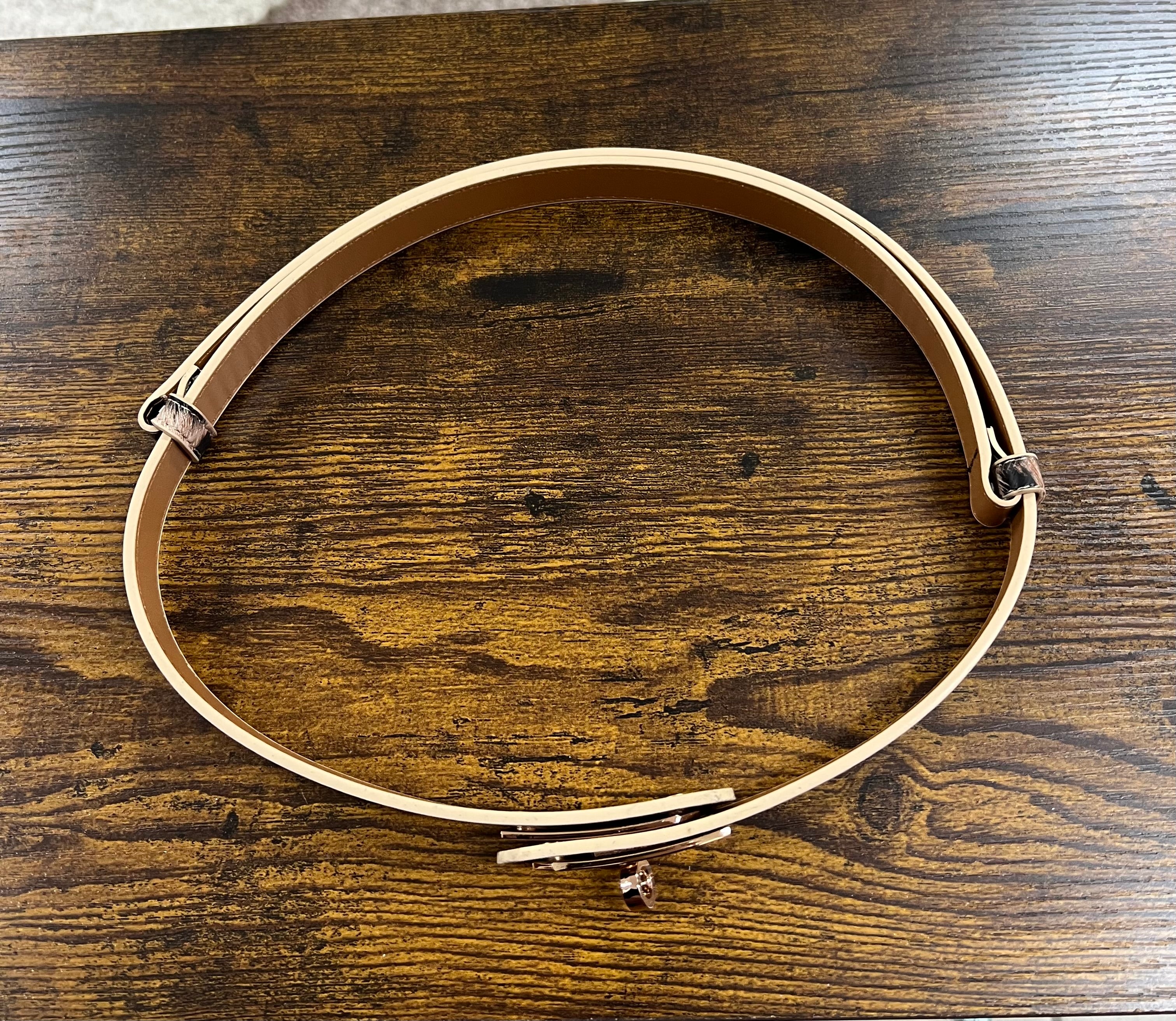 Cintura senza buchi maculato