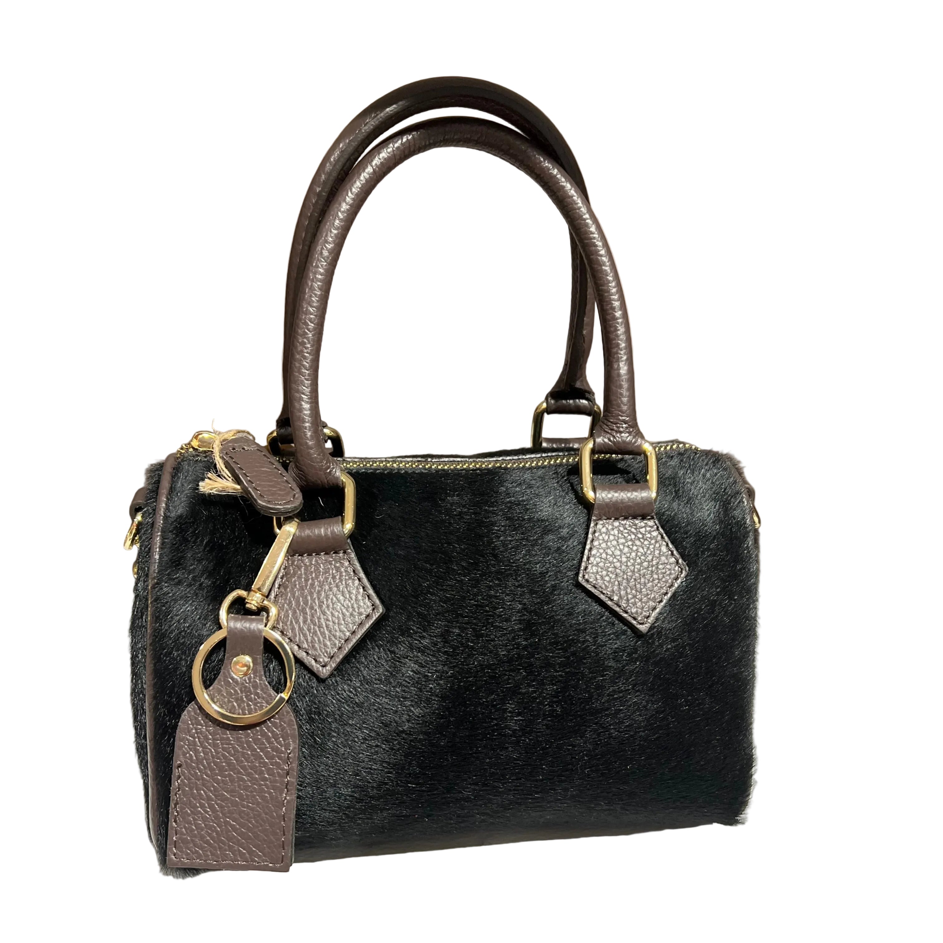 Bauletto mini cavallino total black