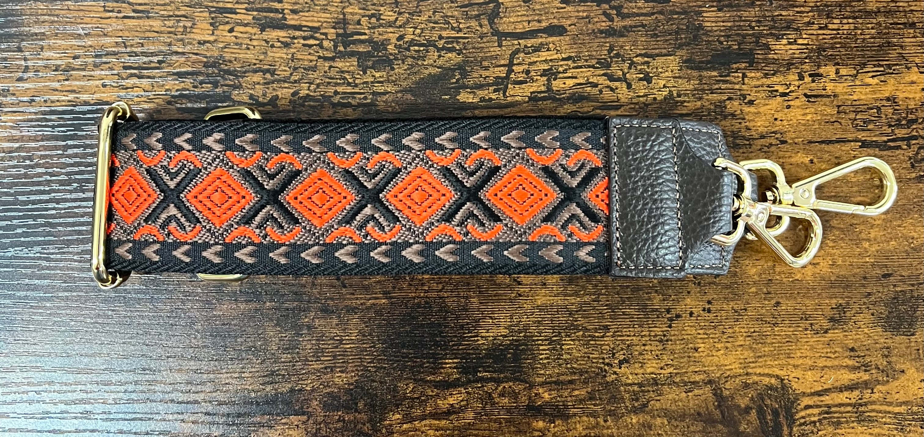 Tracolla sandy testa di moro arancio