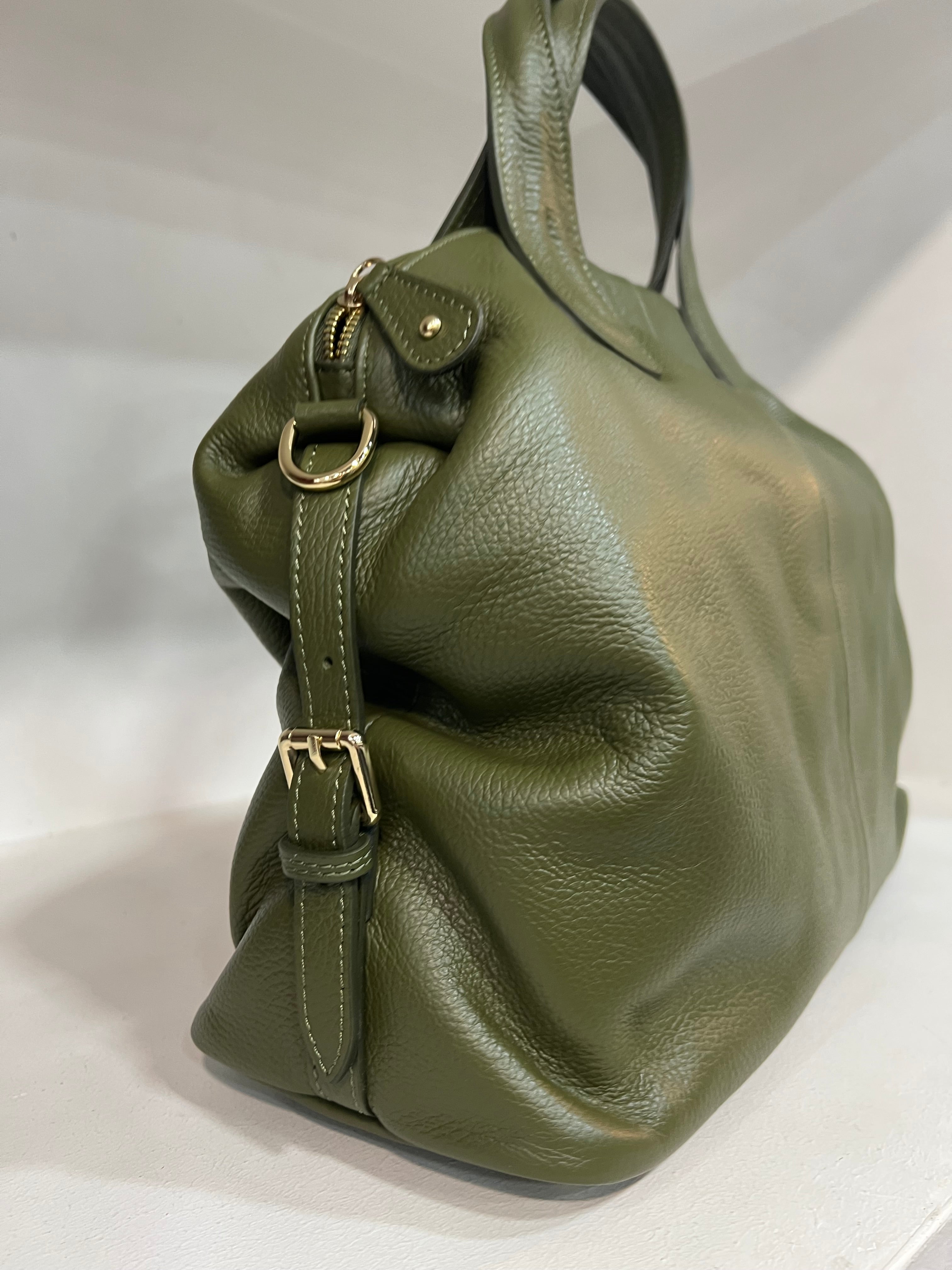 Tote bag Cassandra verde militare
