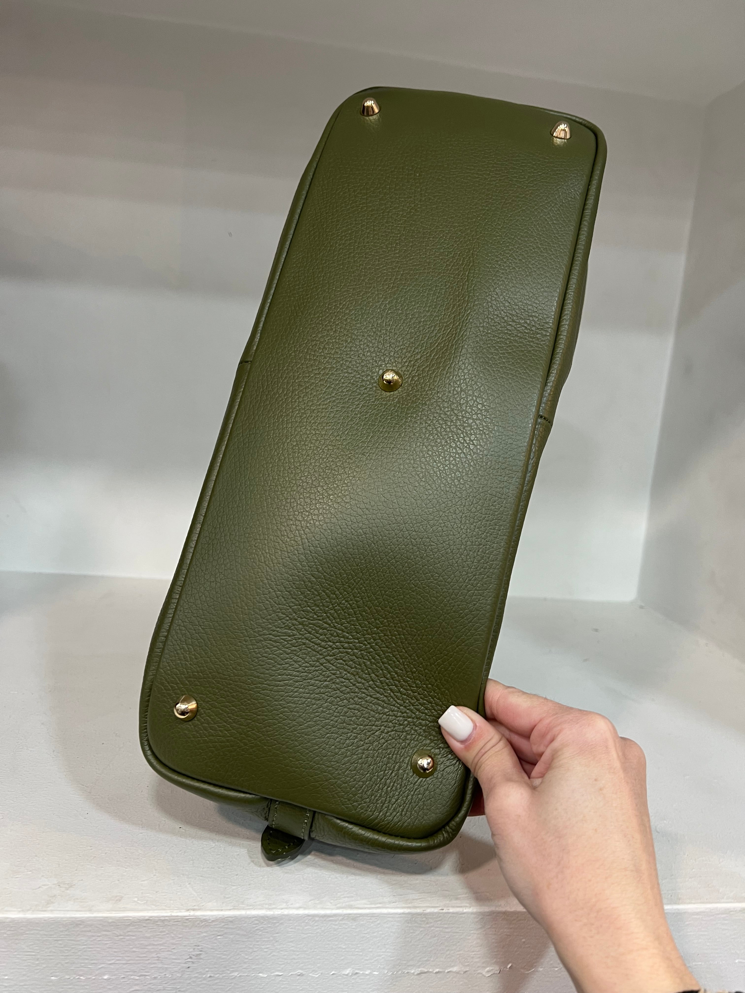 Tote bag Cassandra verde militare