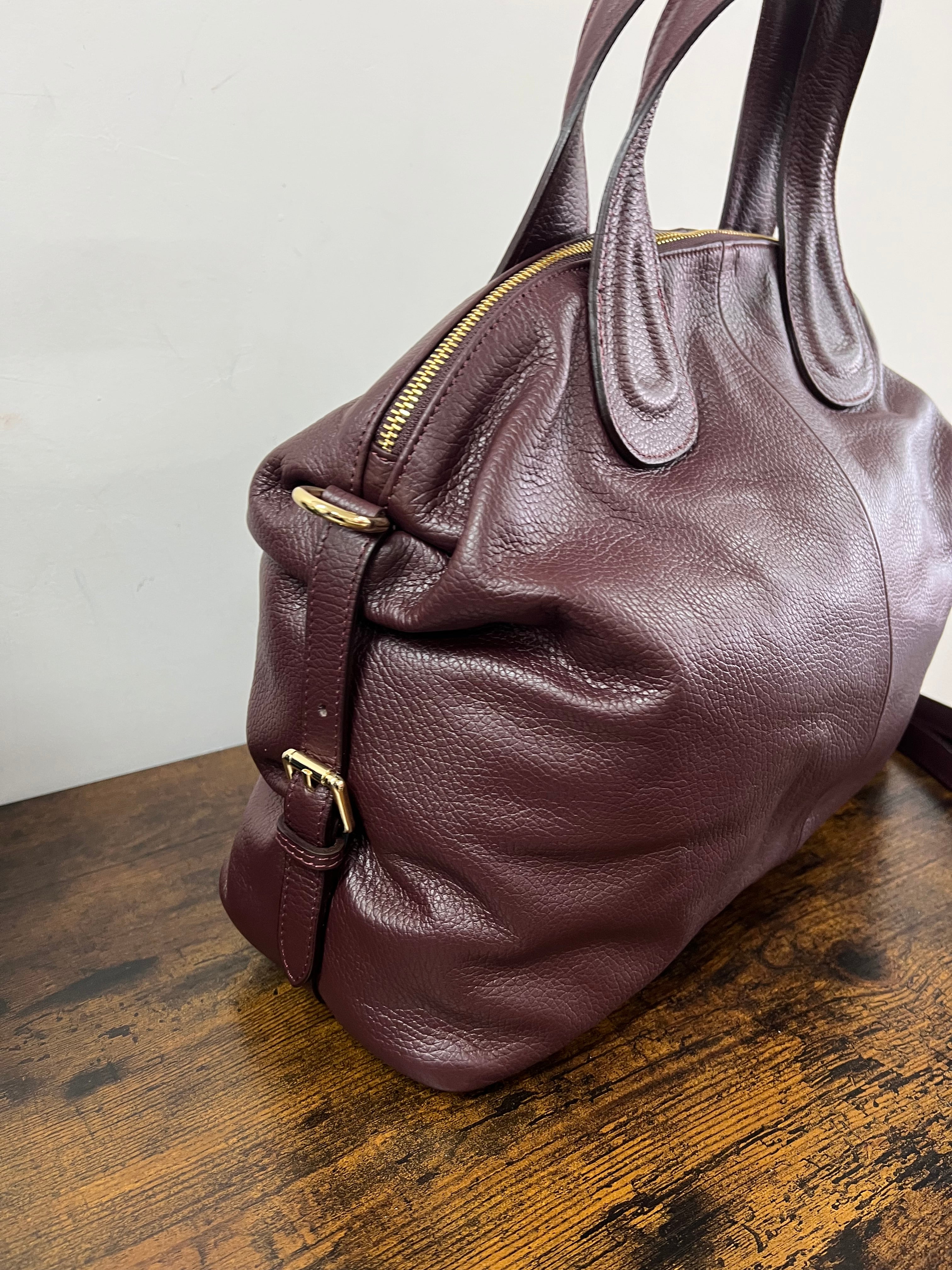 Tote bag Cassandra bordeaux