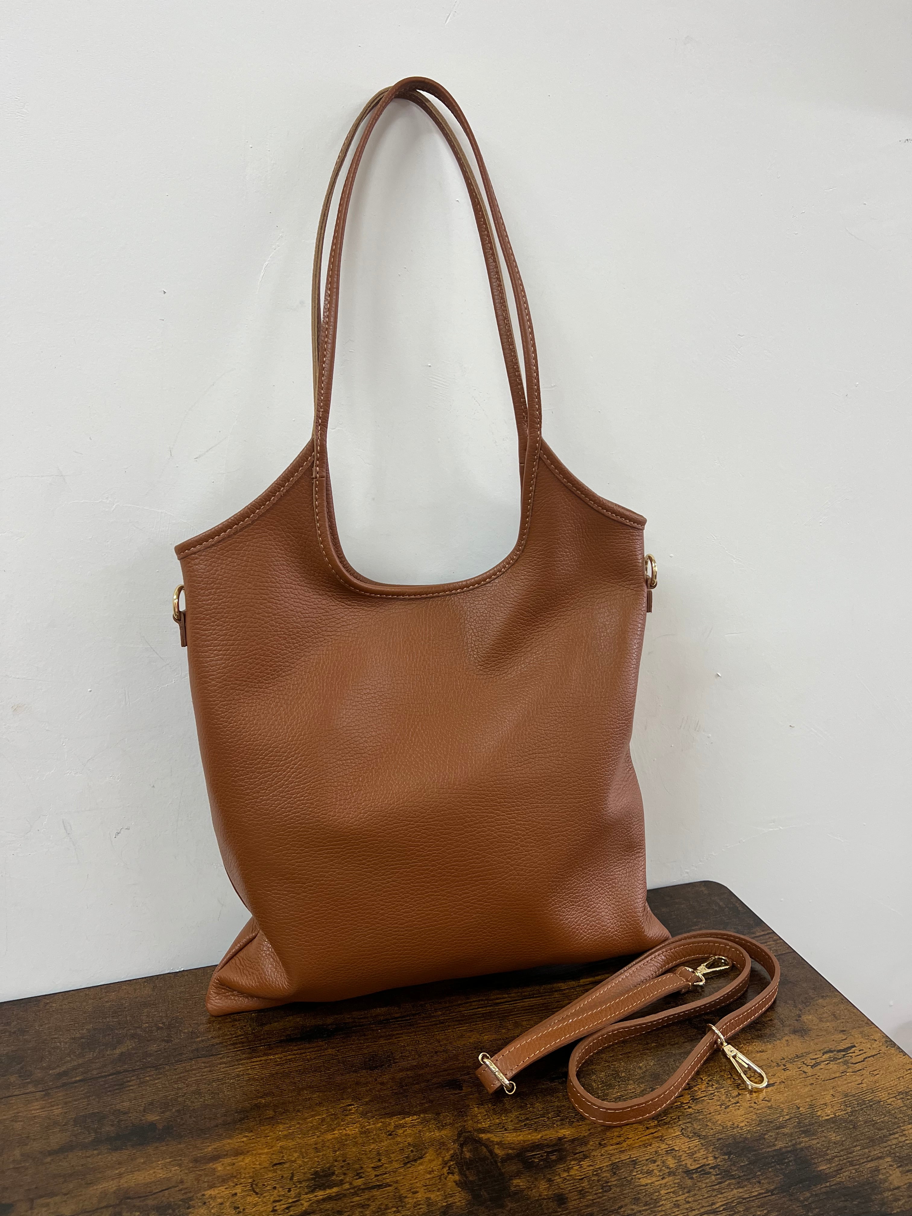 Shopper MIA cuoio scuro
