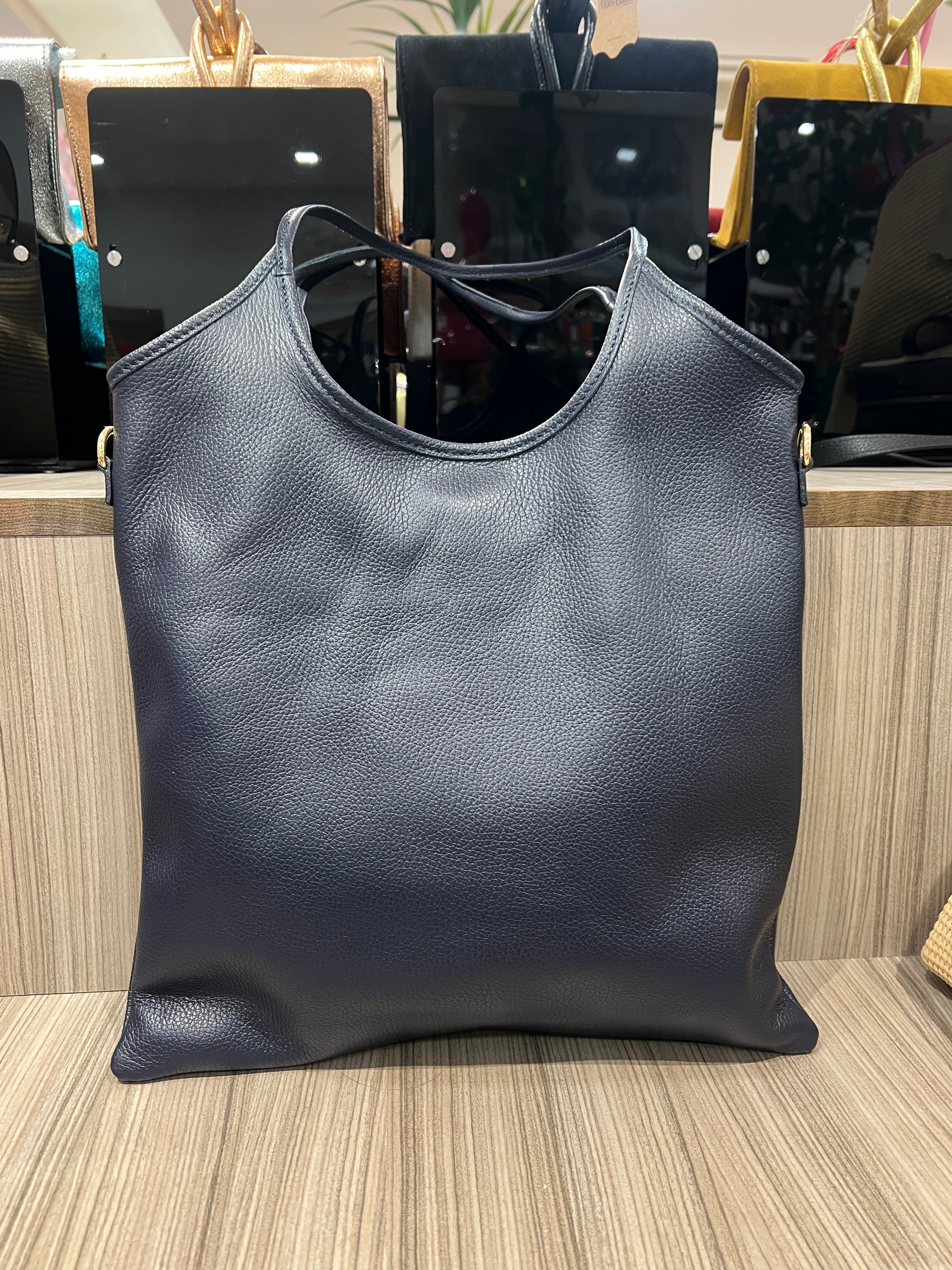 Shopper Mia blu navy