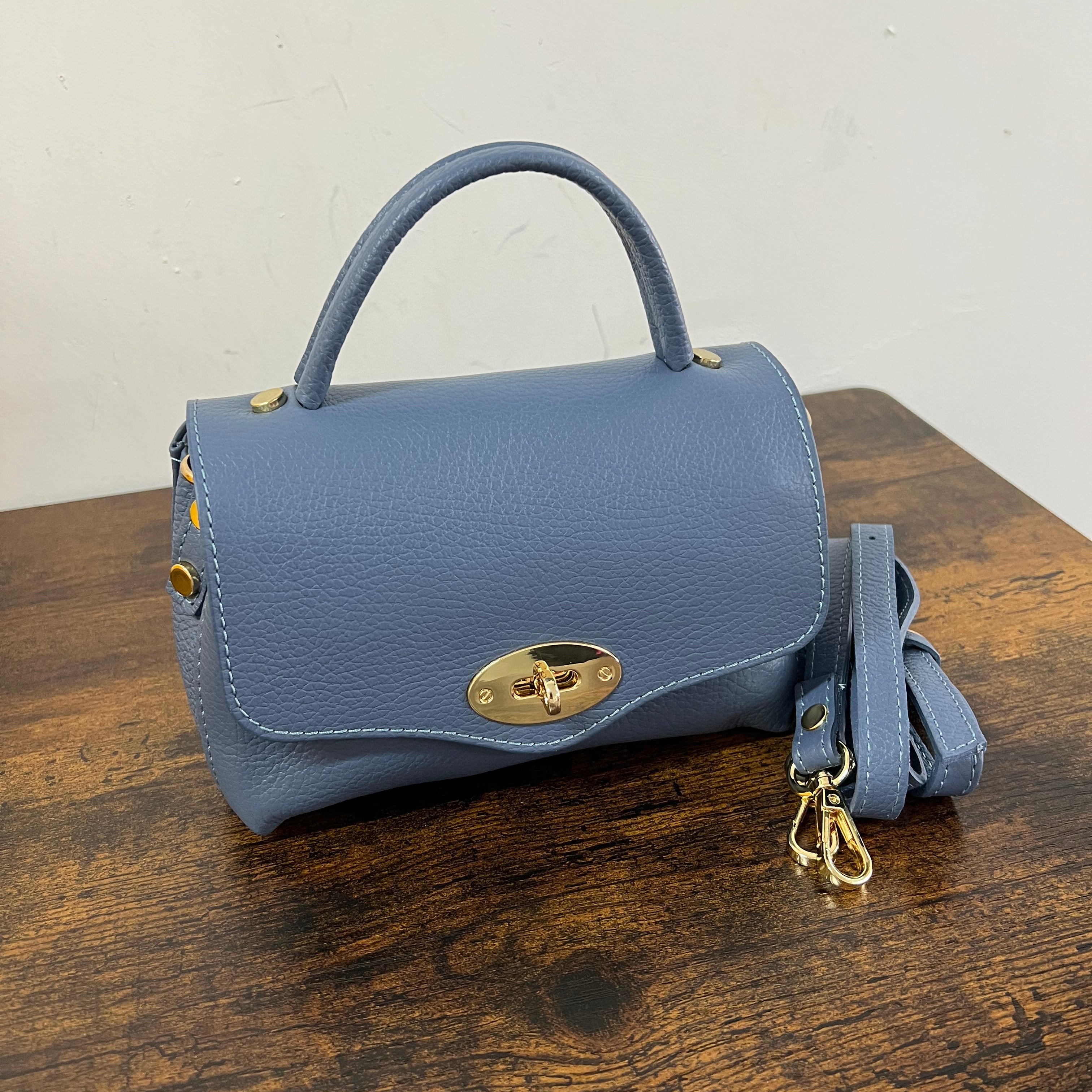 Country bag monocolore z pocket avio
