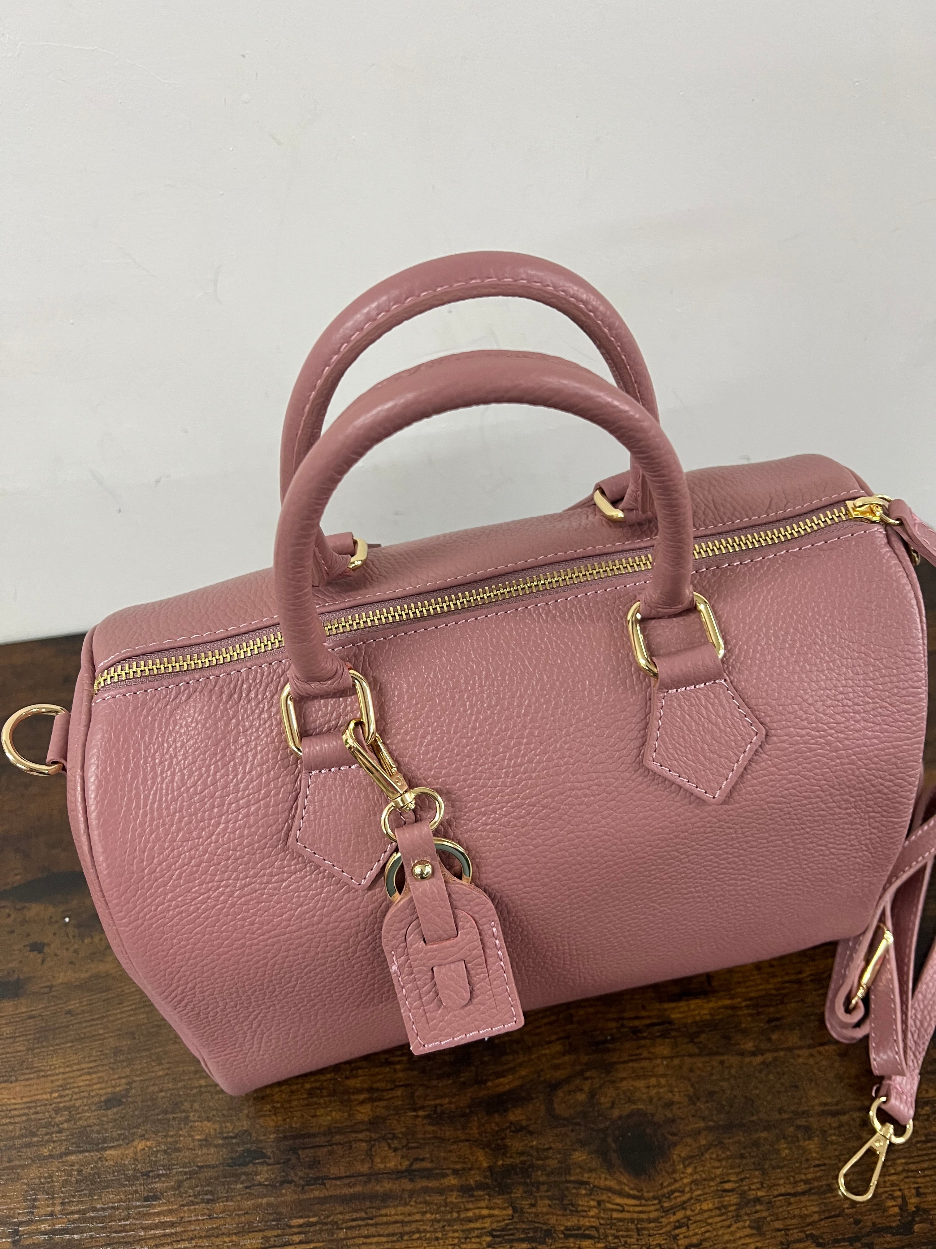 Bauletto maxi rosa antico