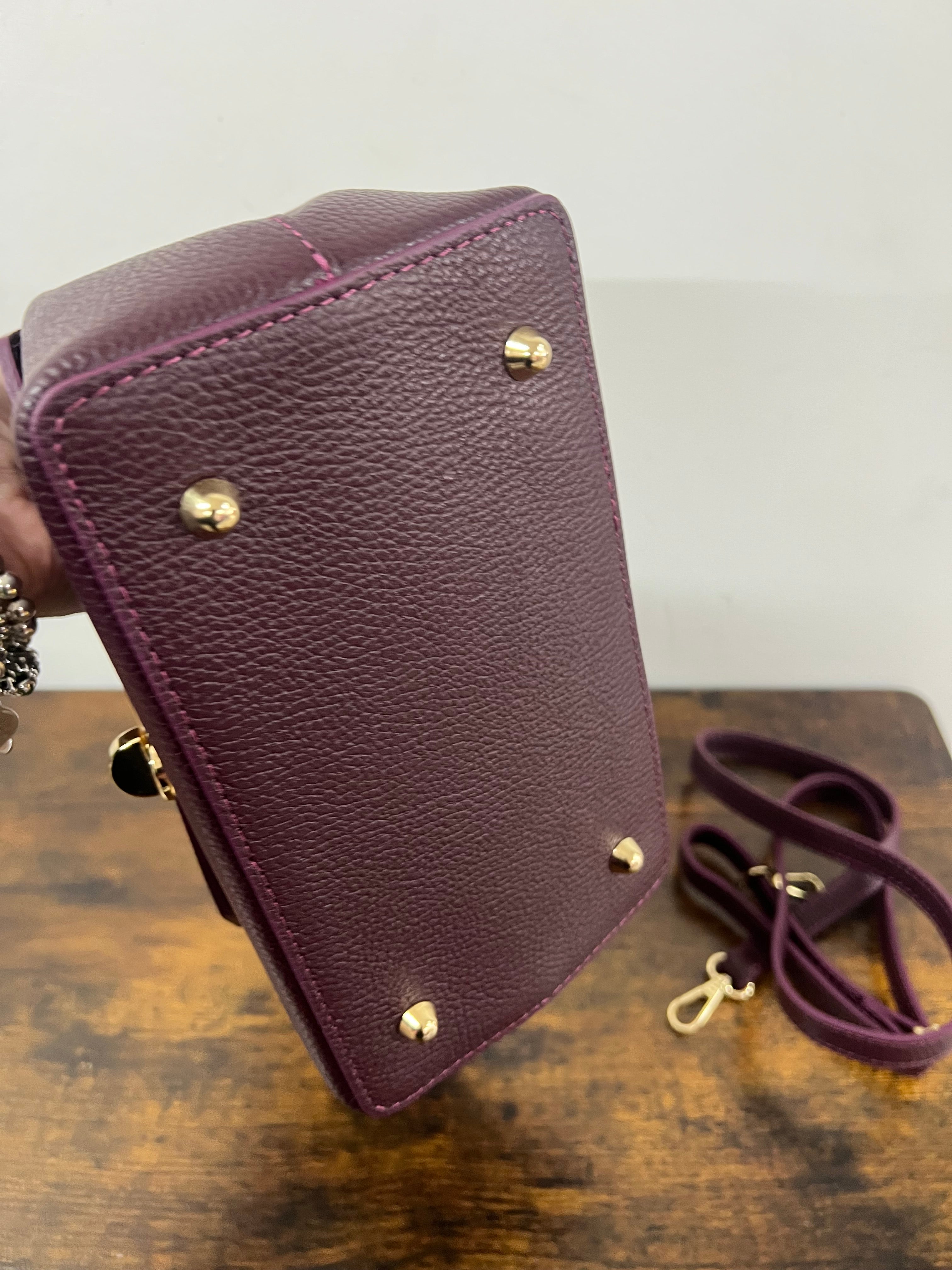 Clarissa mini bordeaux