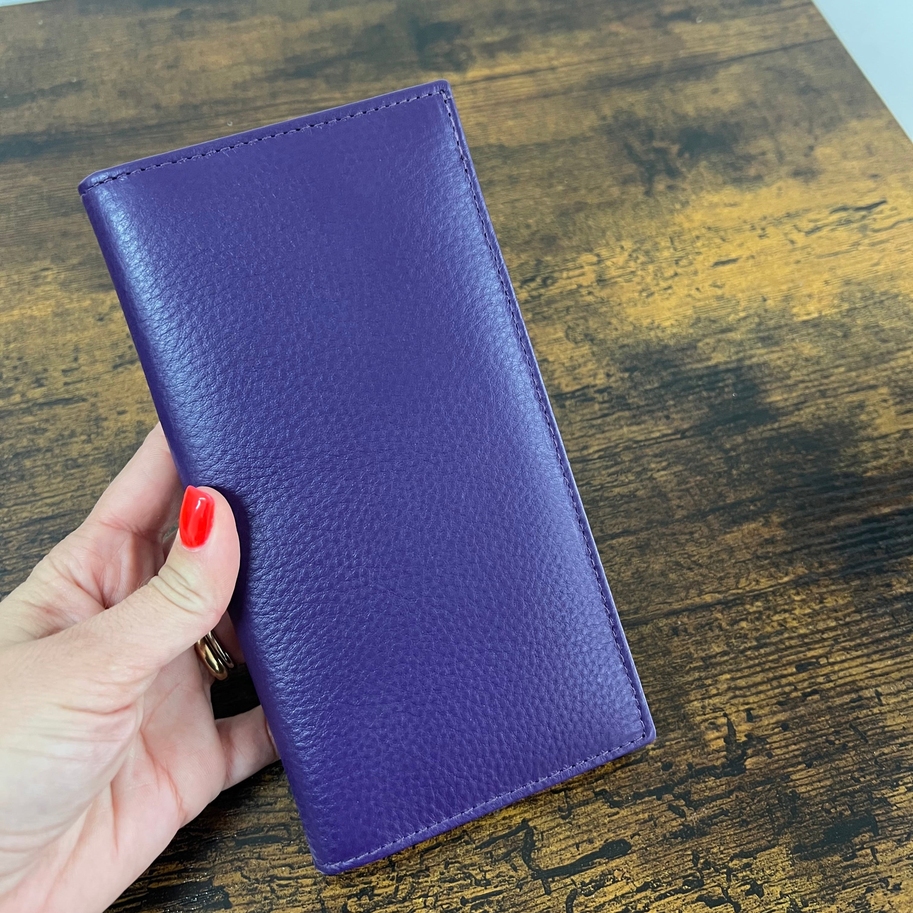 Portacarte big open viola