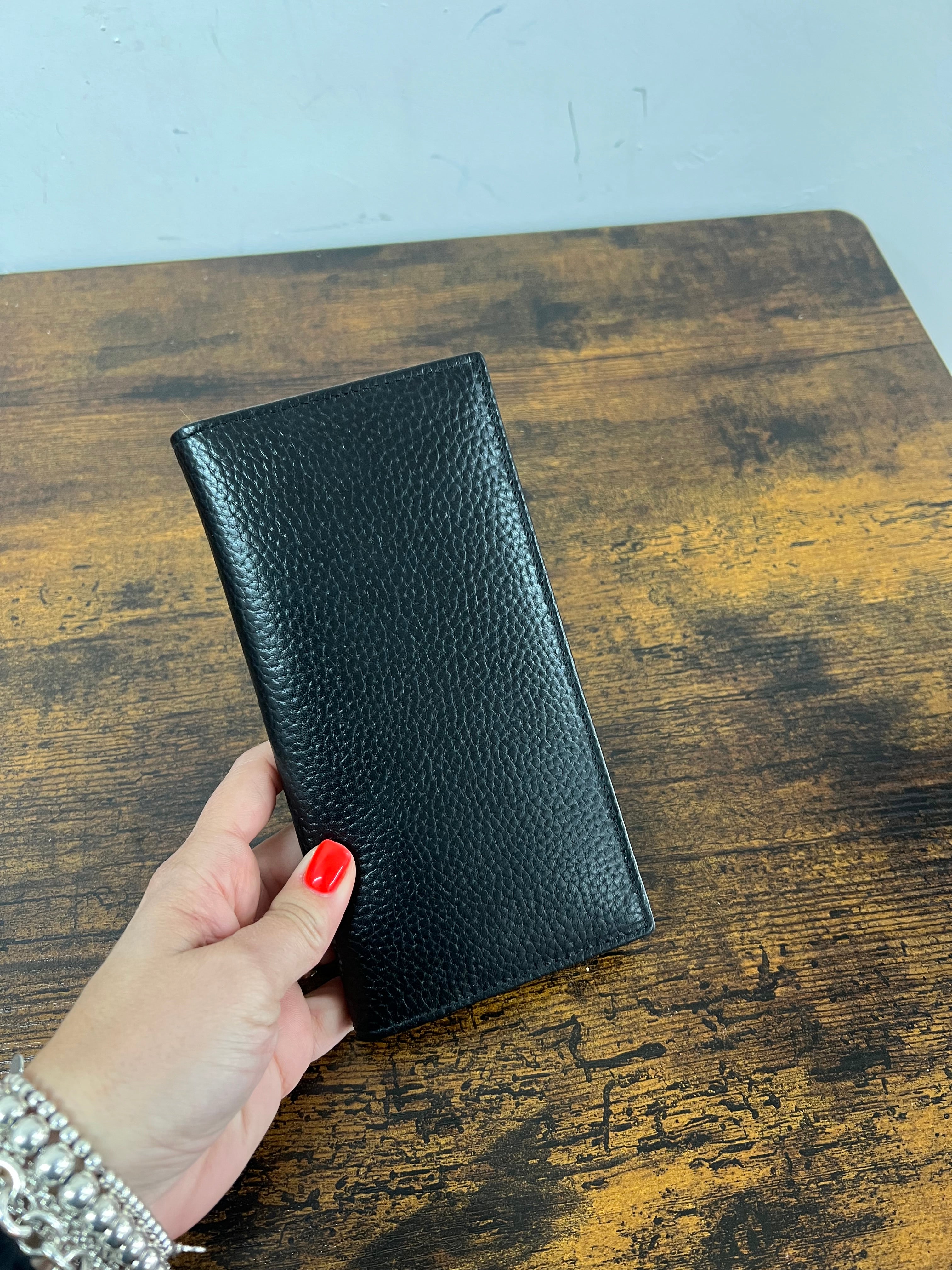 Portacarte big open nero